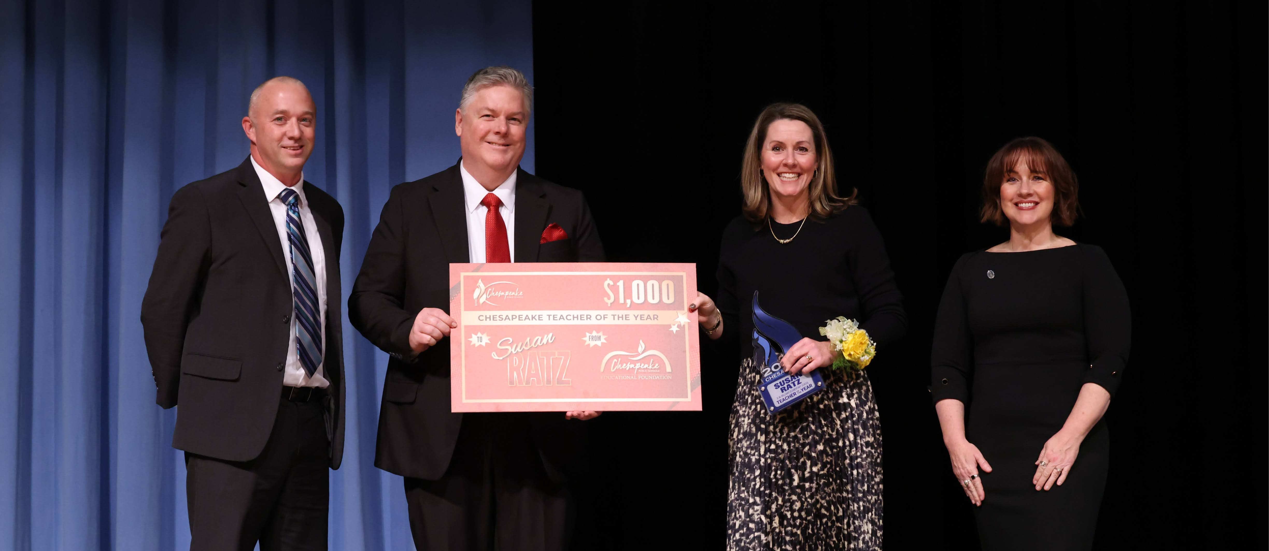 Mrs. Ratz is Chesapeake Teacher of the Year!