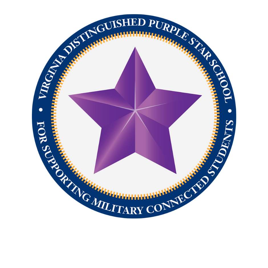 Virginia Distinguished Purple Star School for Supporting Military Connected Students - 2023-2024 Renewal