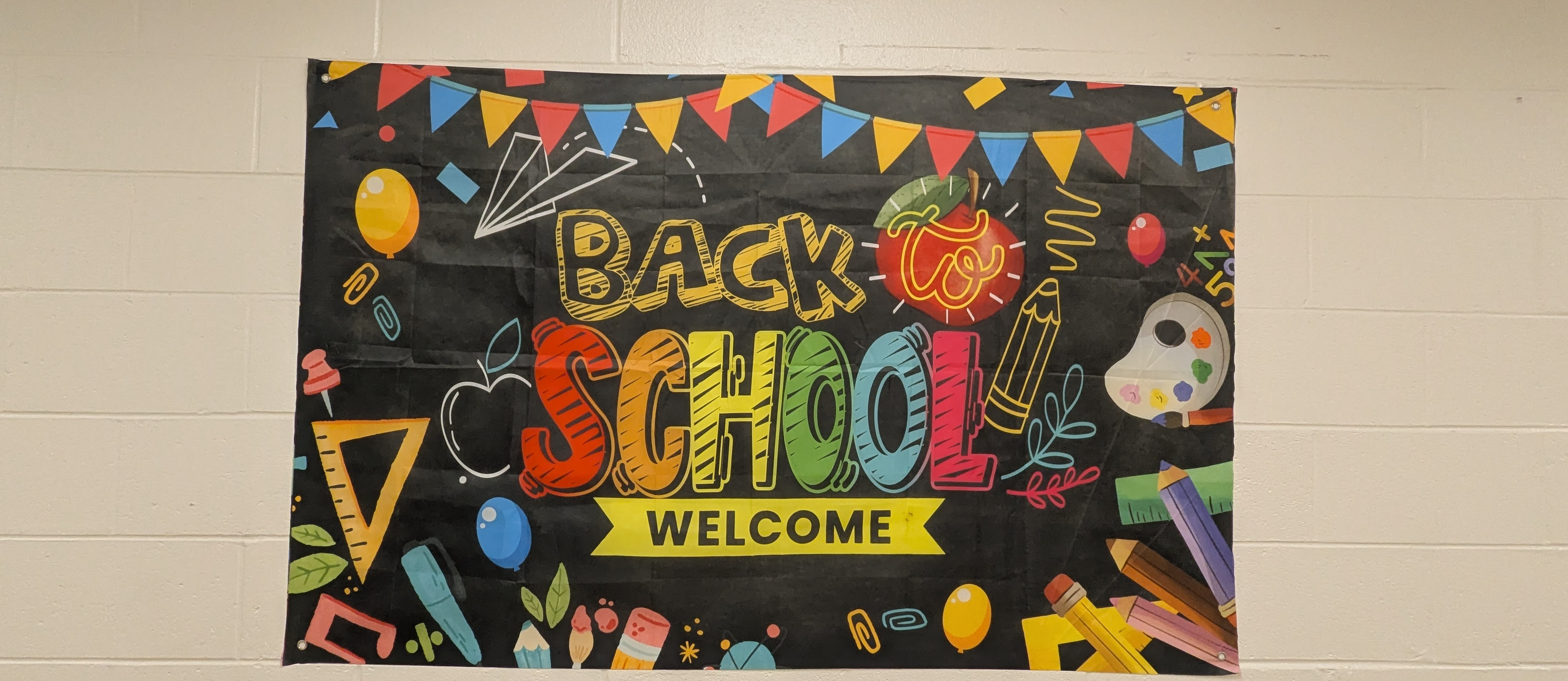 welcome back to school bulletin board