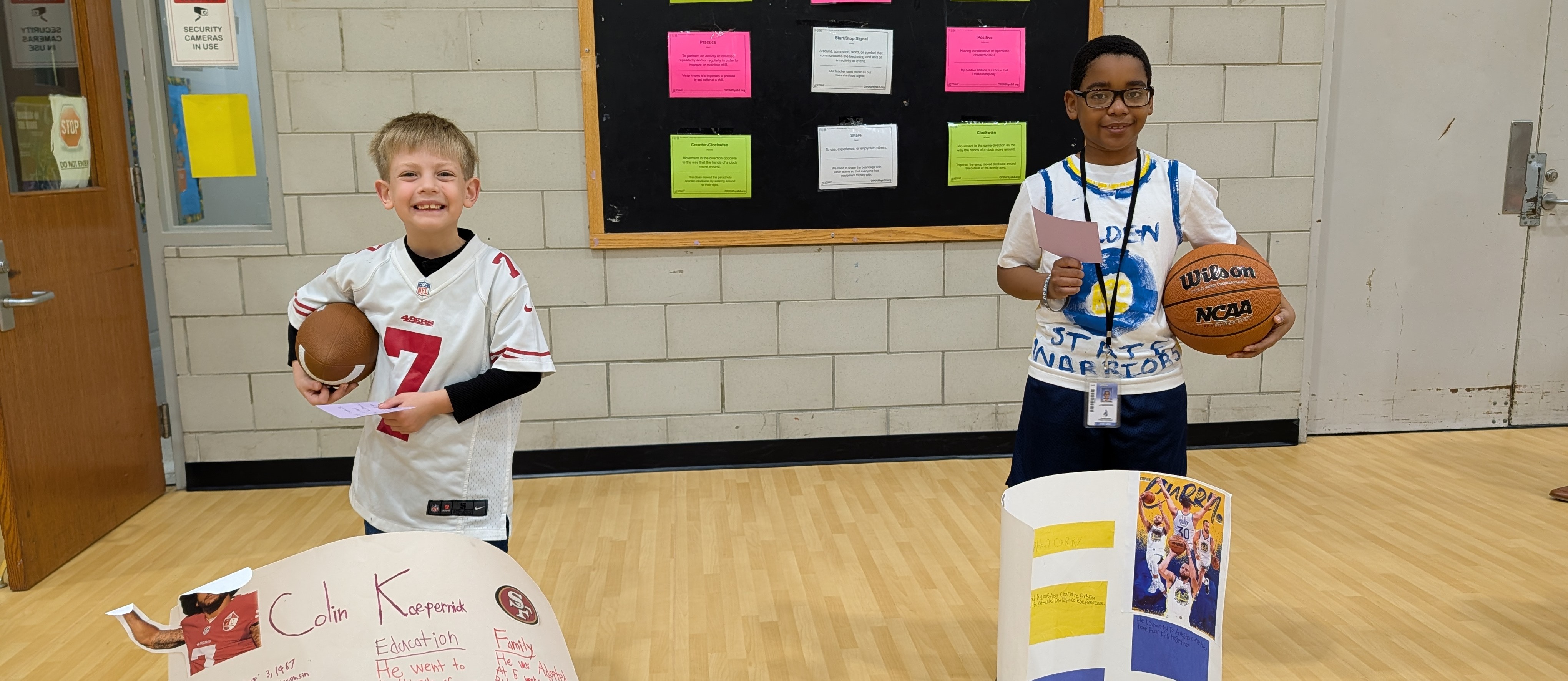 students dressed as famous African americans