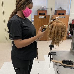 student curly hair