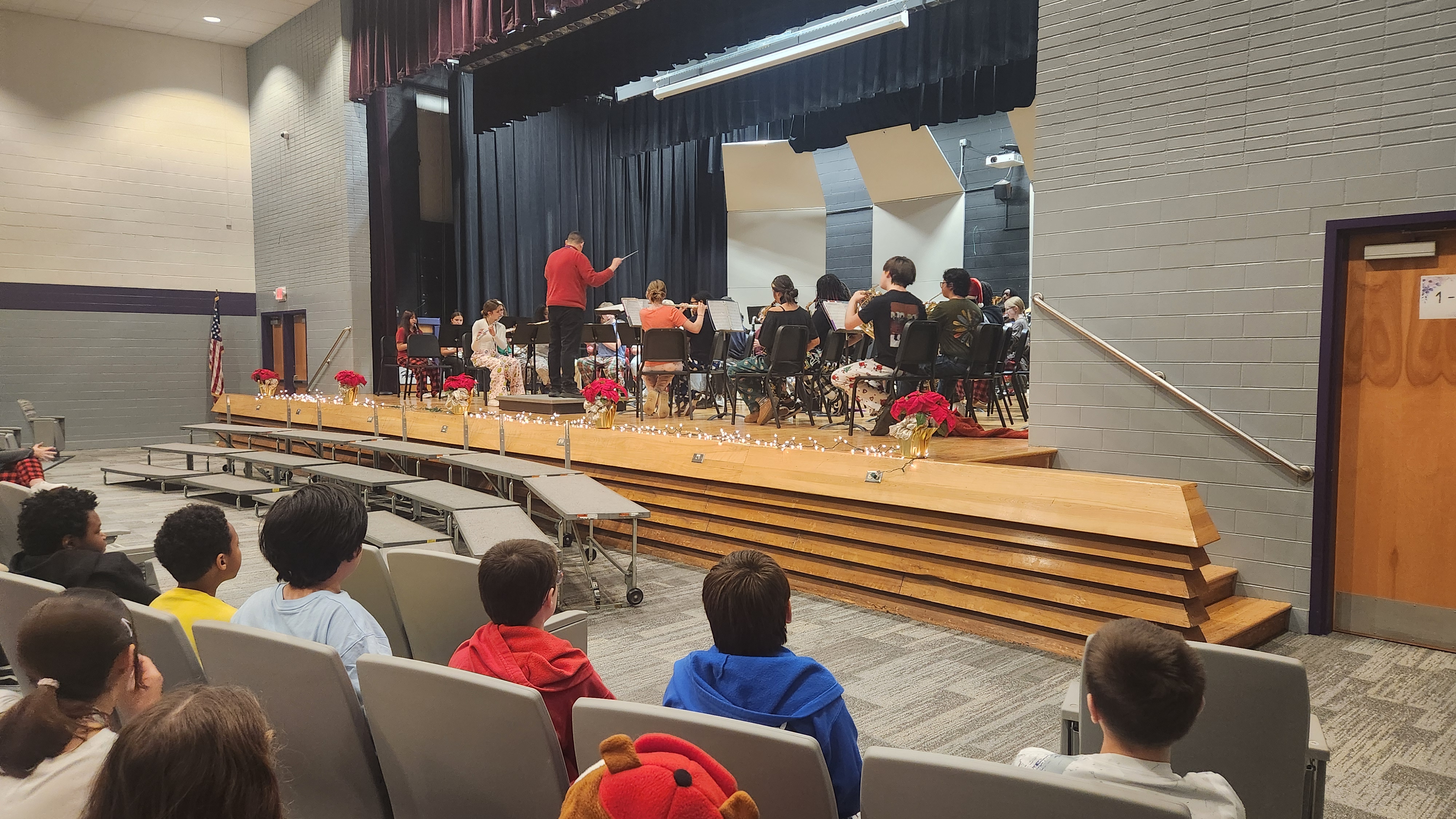 Band playing at our winter concert