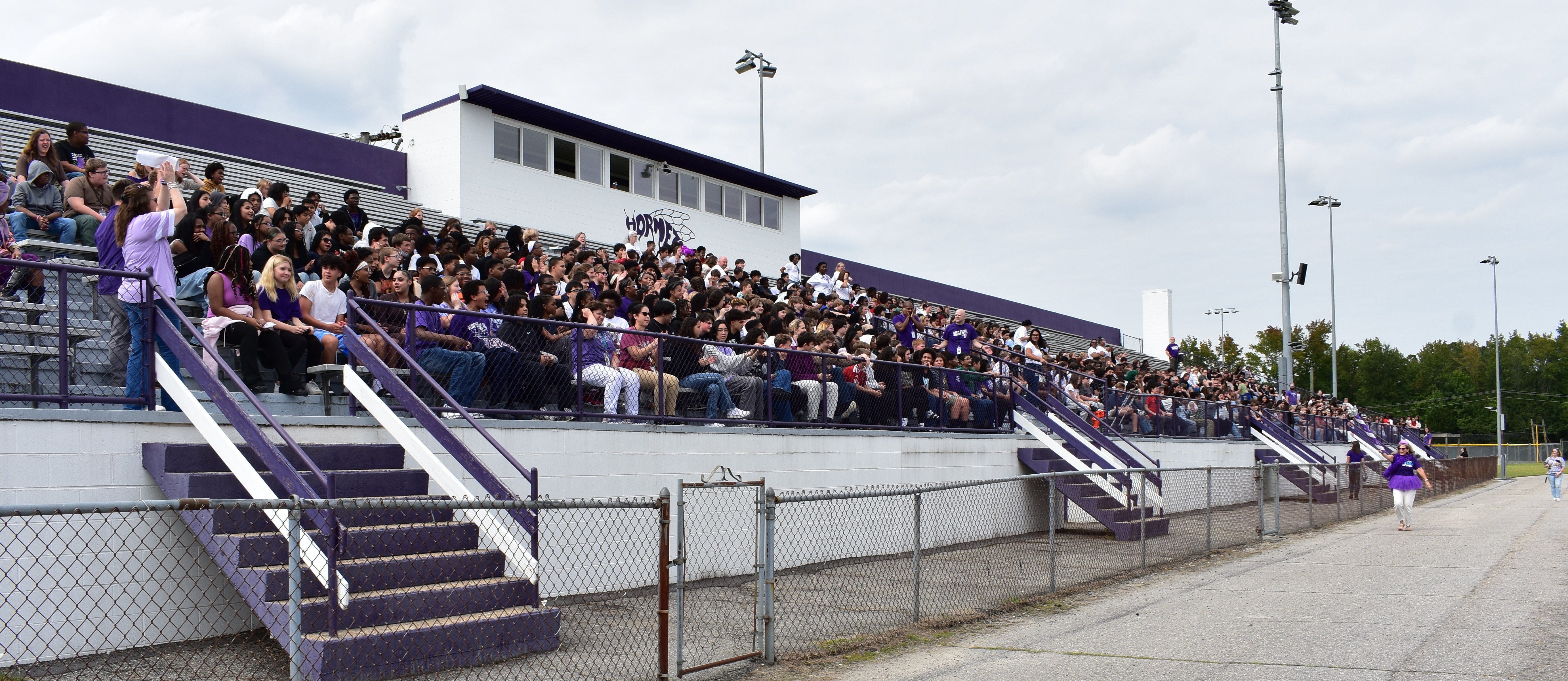 Pep Rally the Stands are Full