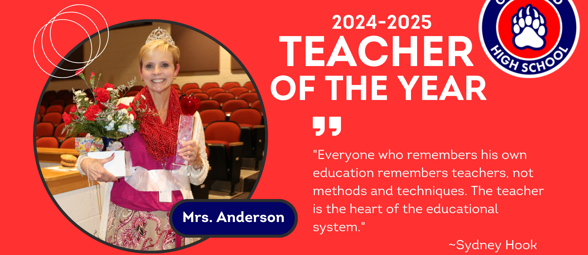 shannon ANDERSON TEACHER OF THE YEAR PIC