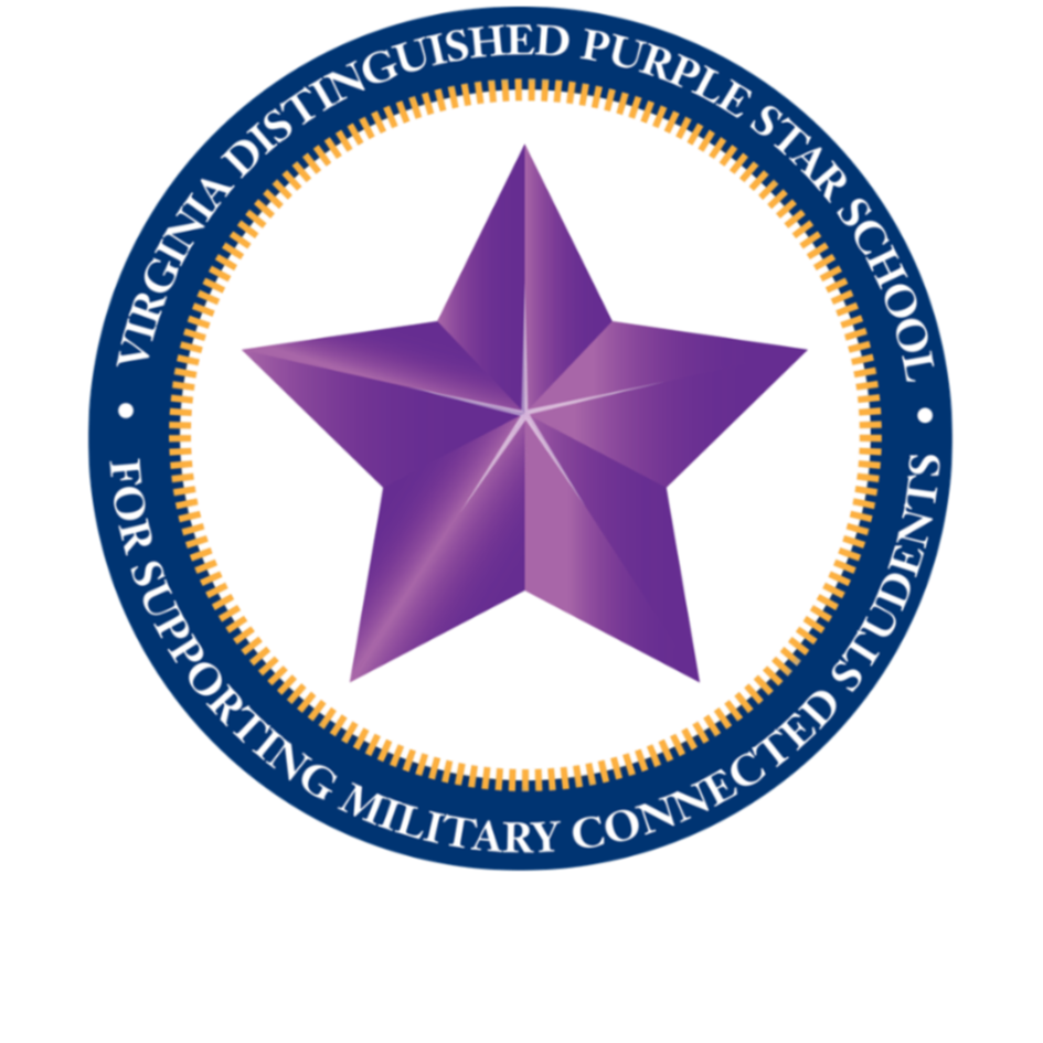 Virginia Distinguished Purple Star School for Supporting Military Connected Students - 2025-2026 Award Year