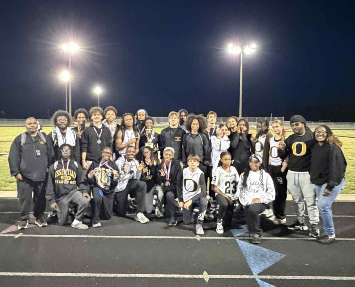 HOMS Boys and Girls Track Teams after their Chesapeake Championship Meets