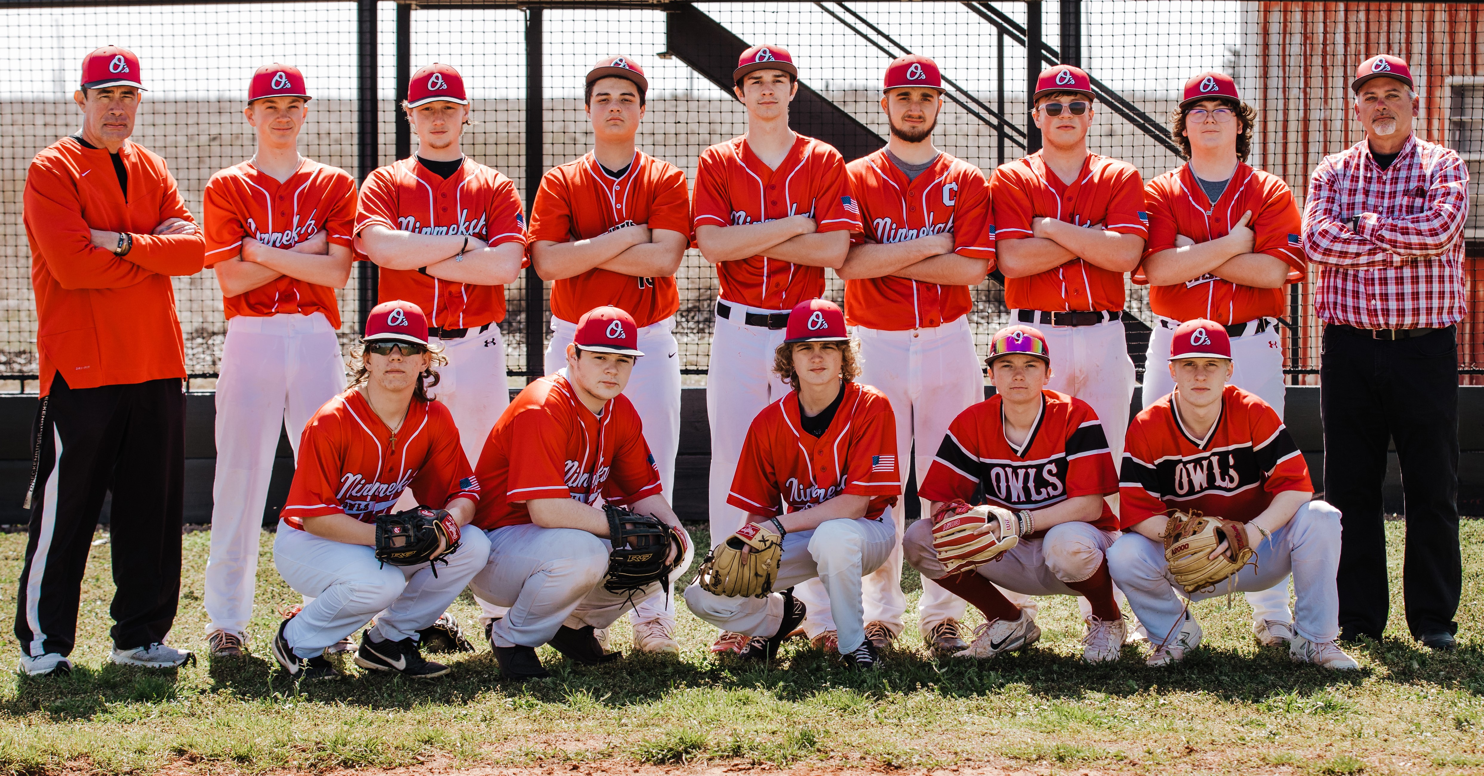 Ninnekah High school Baseball Team