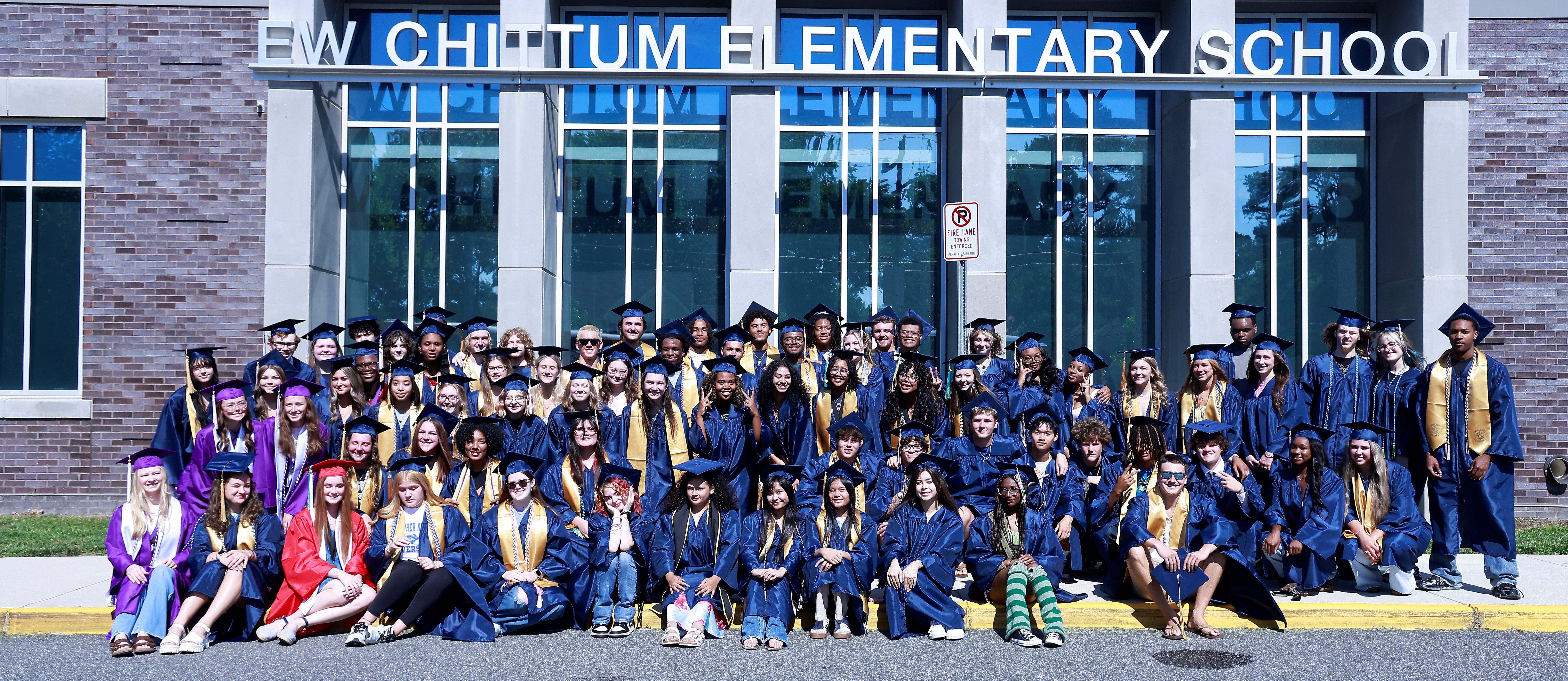 WBH students visit Chittum Elementary for their grad walk