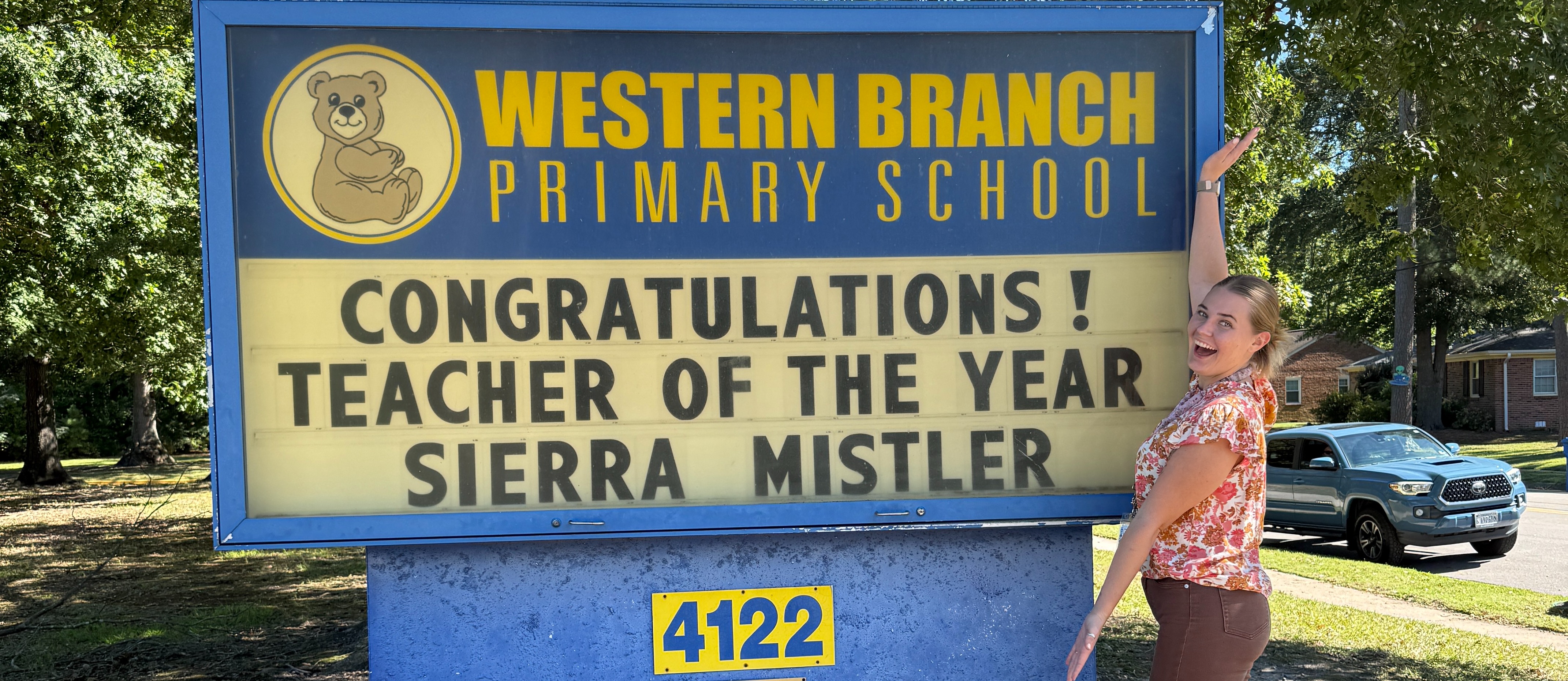 Teacher of the Year Ms. Mistler