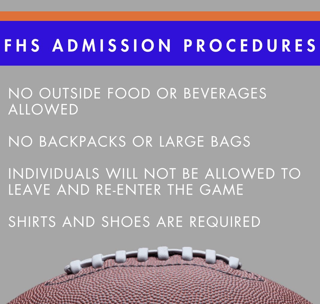 Football Admission Procedures