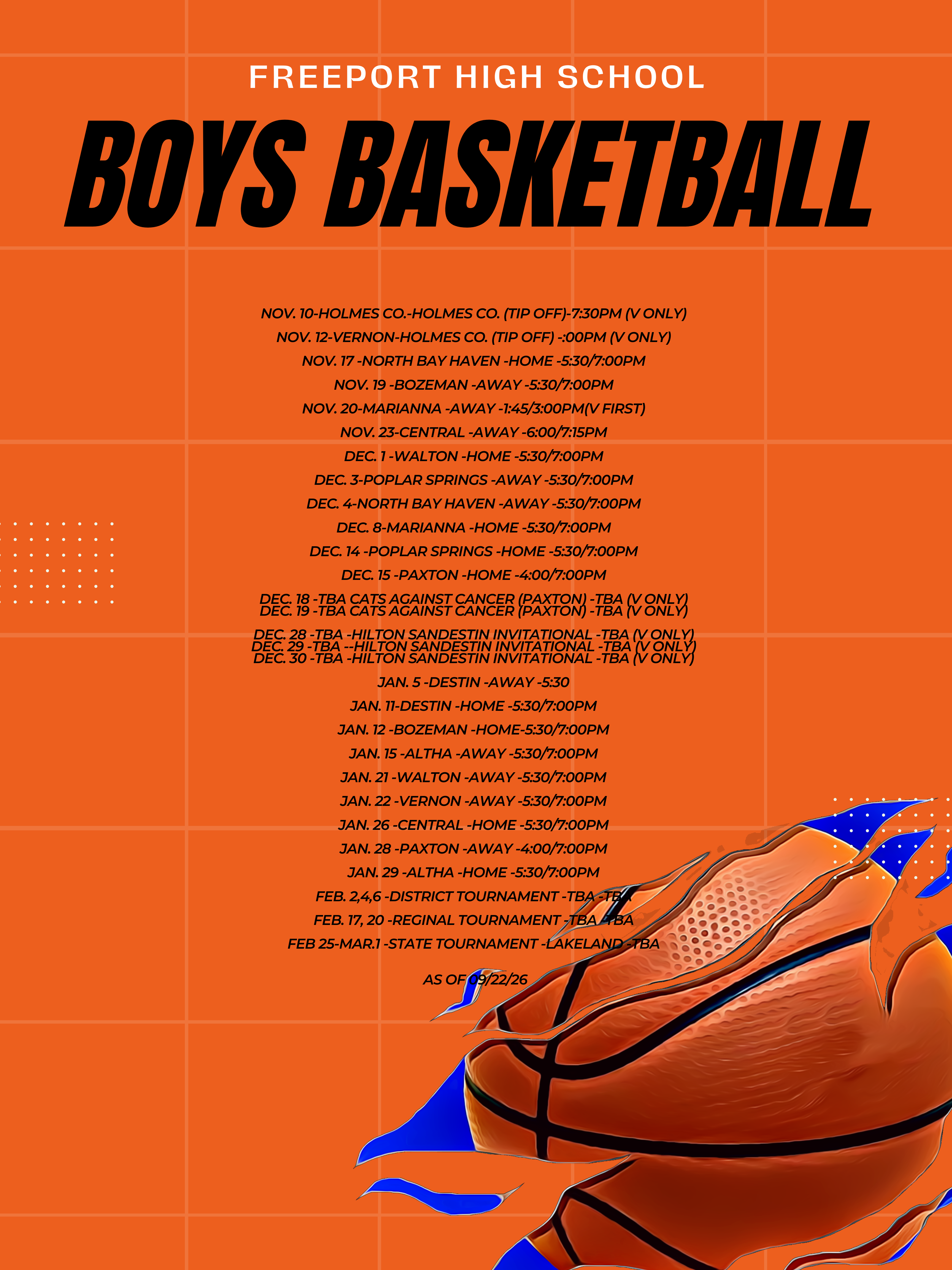 Boys Basketball 26 27