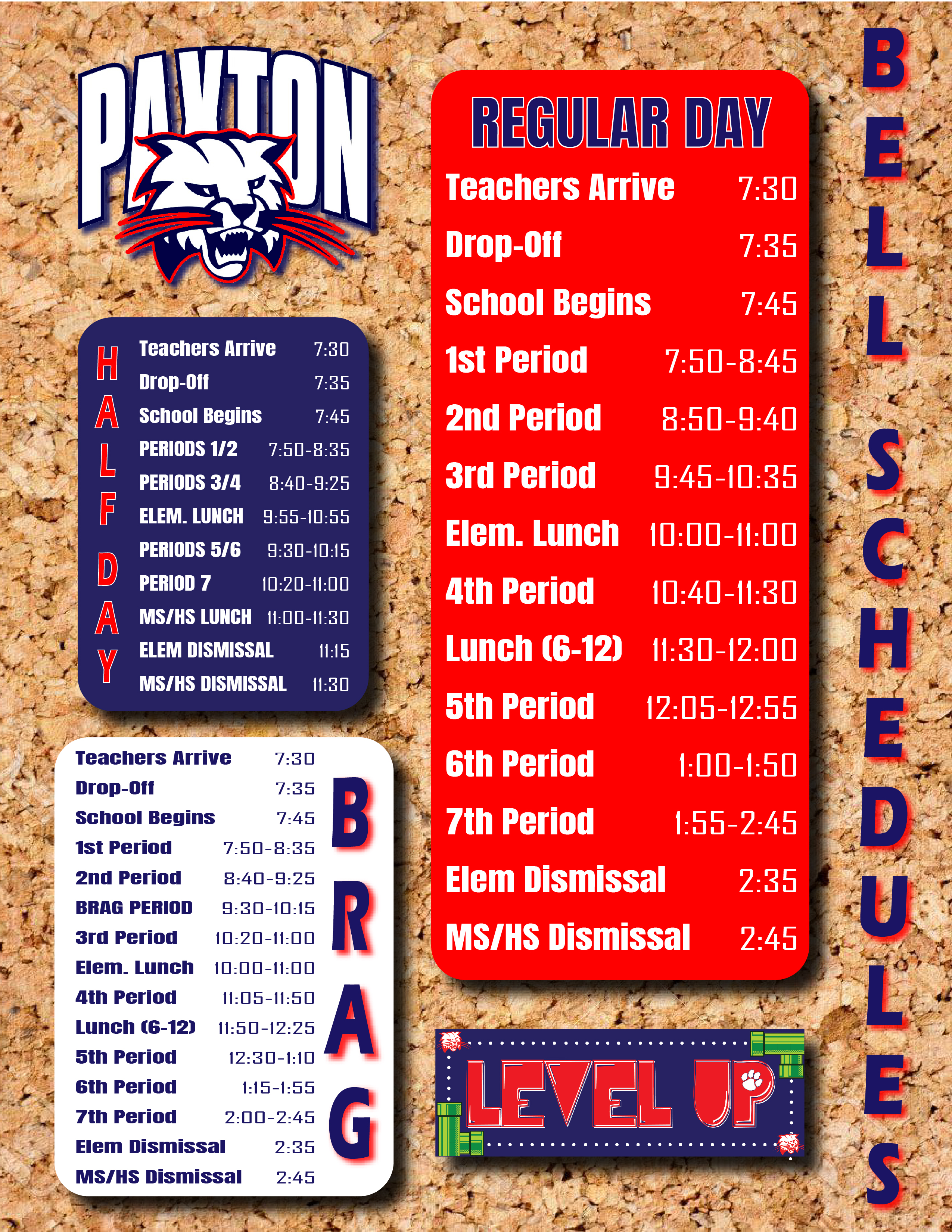 2024-25 Bell Schedules