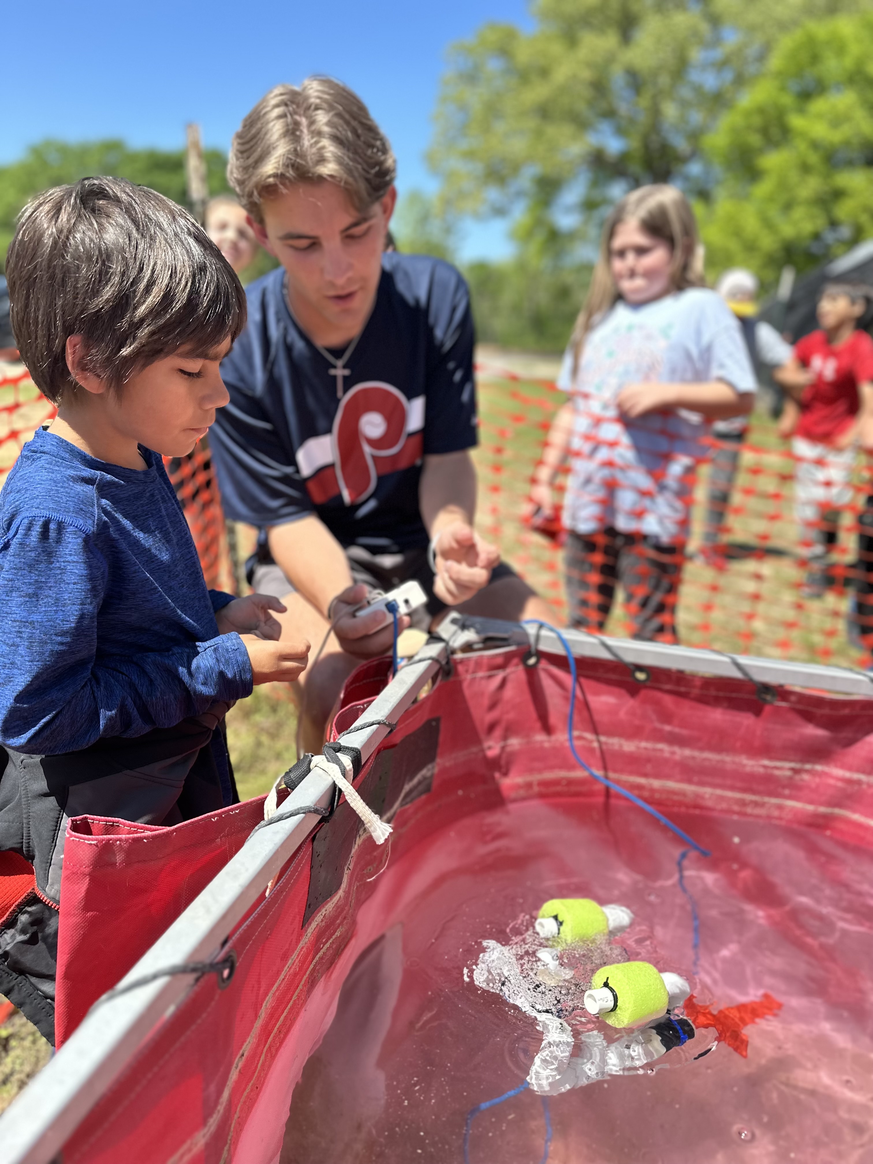 Assisting younger students