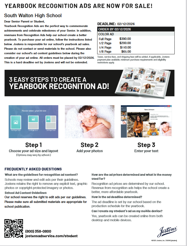 Senior Ad 2026 Info