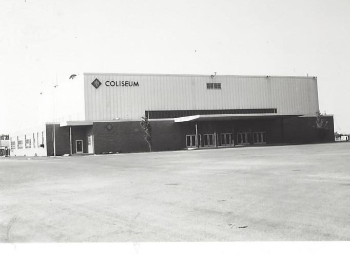 Photo of the Thunderbird Coliseum.