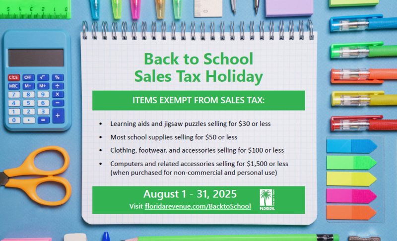 Tax Holiday 2025-2026