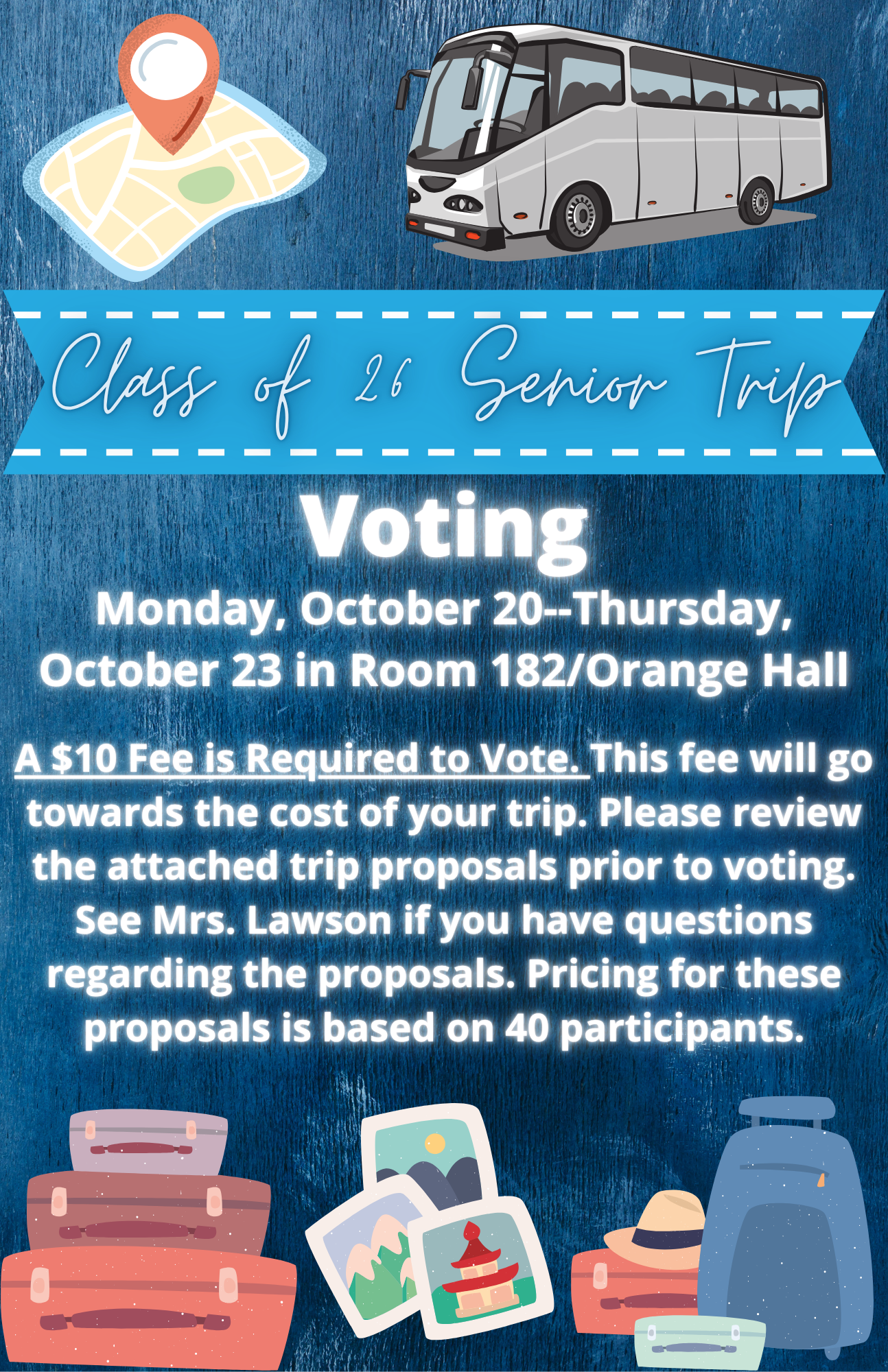 Senior Trip Voting - Oct. 2025
