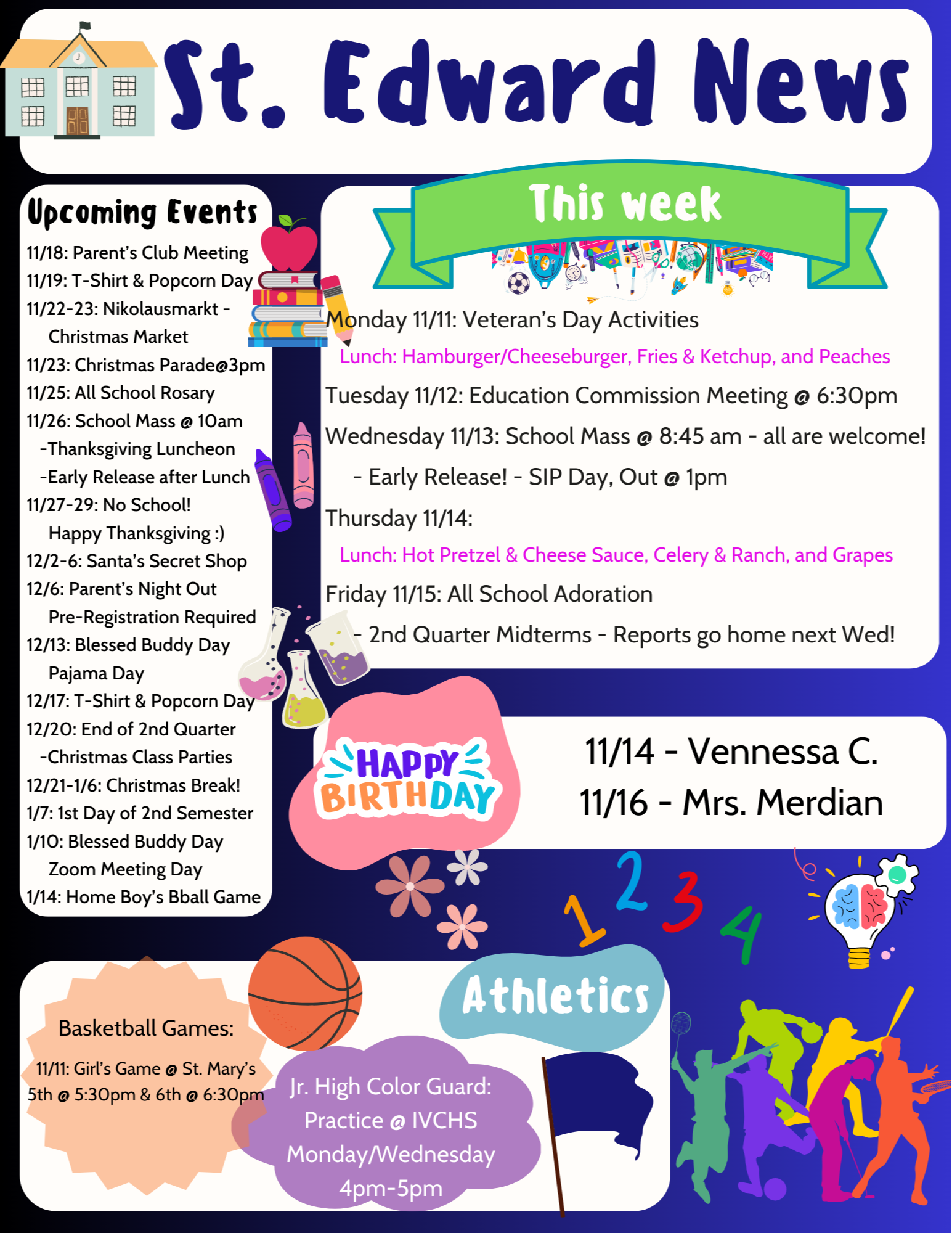 School Newsletter 11-10-2024