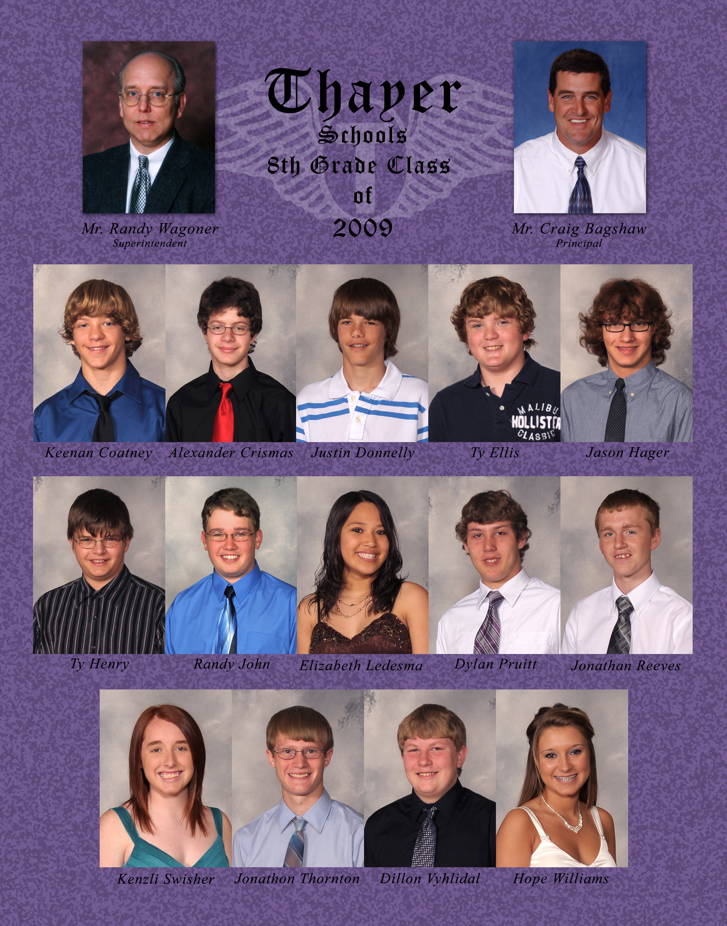 8th Grade Class of 2009