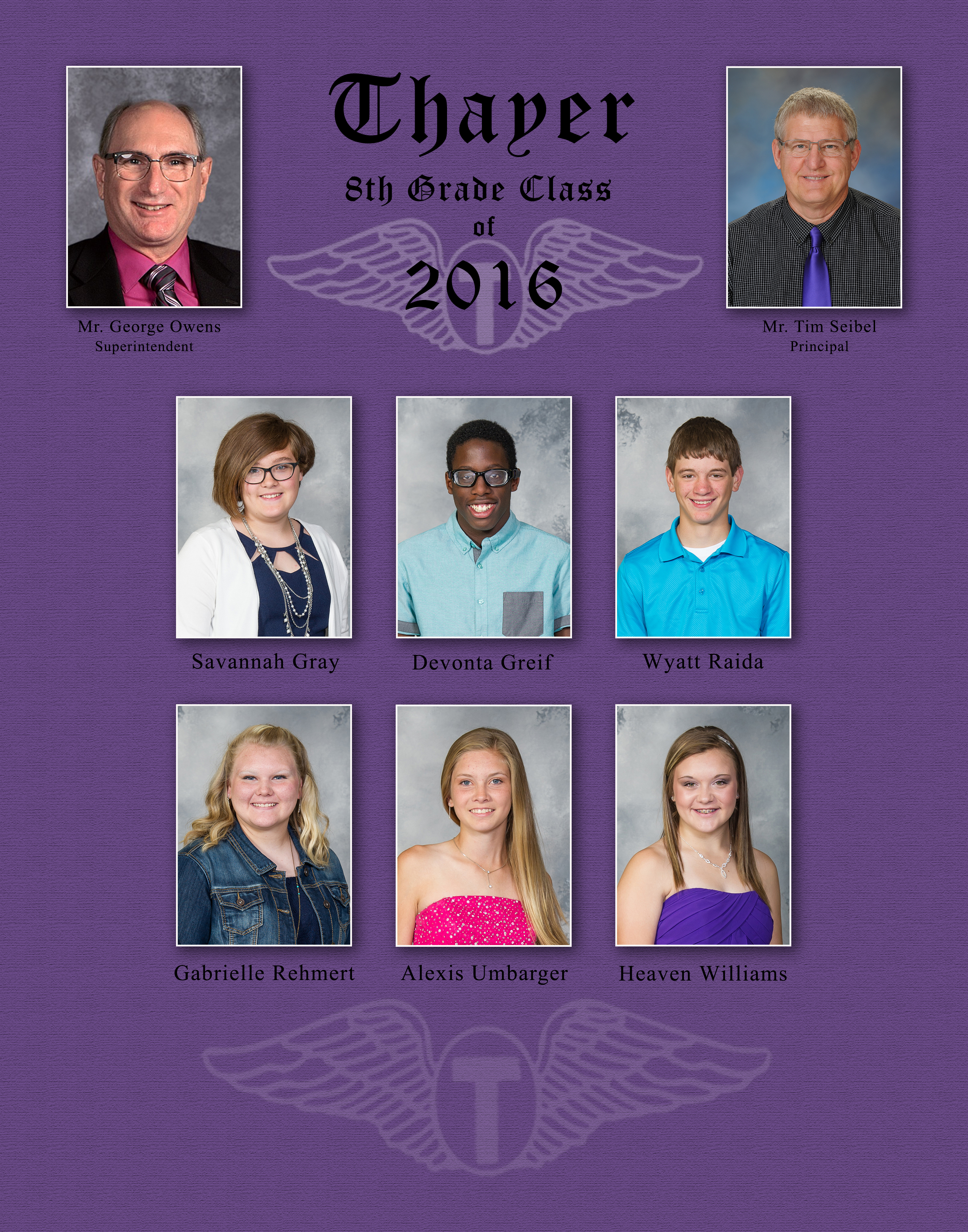 8th Grade Class of 2016
