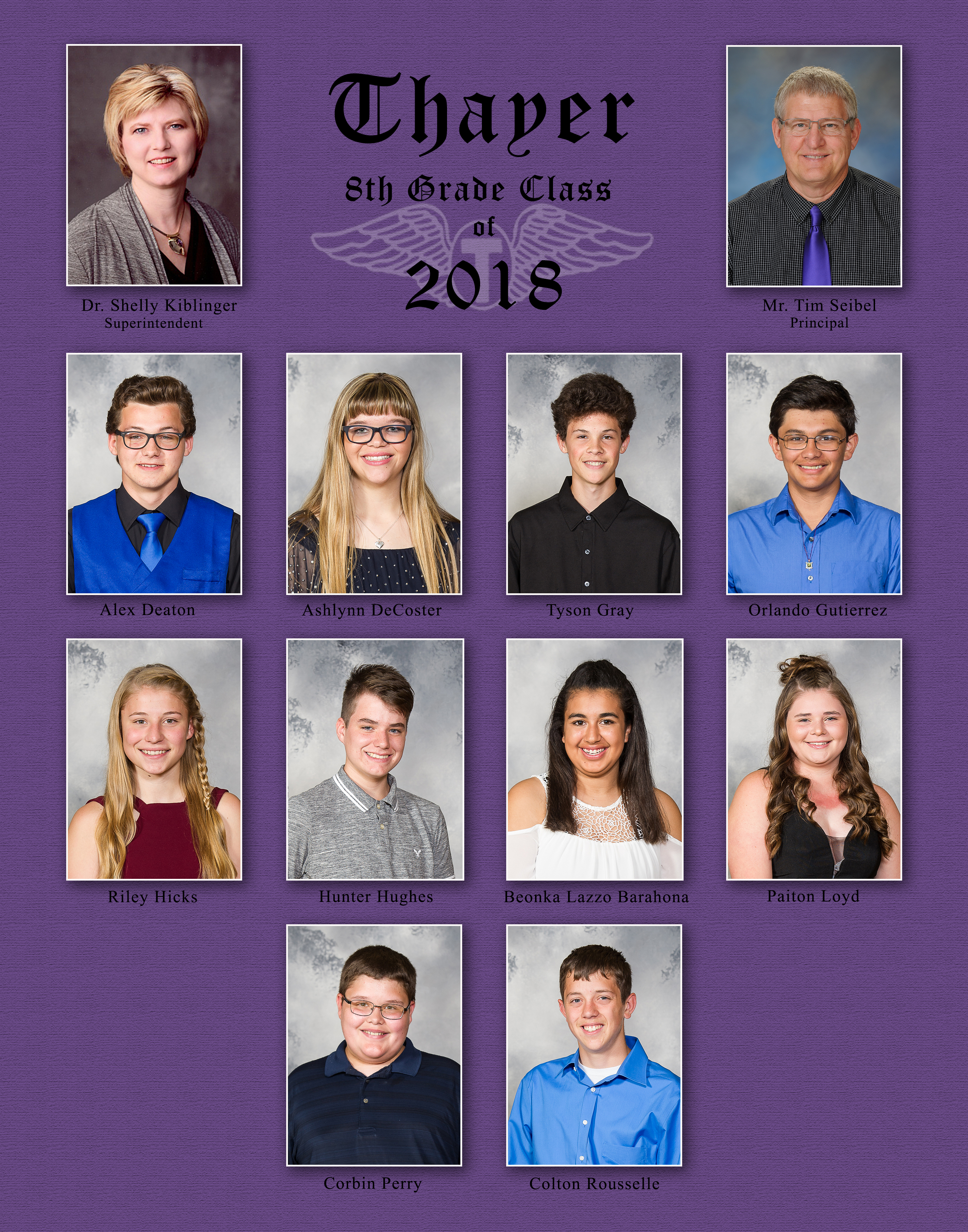 8th Grade Class of 2018