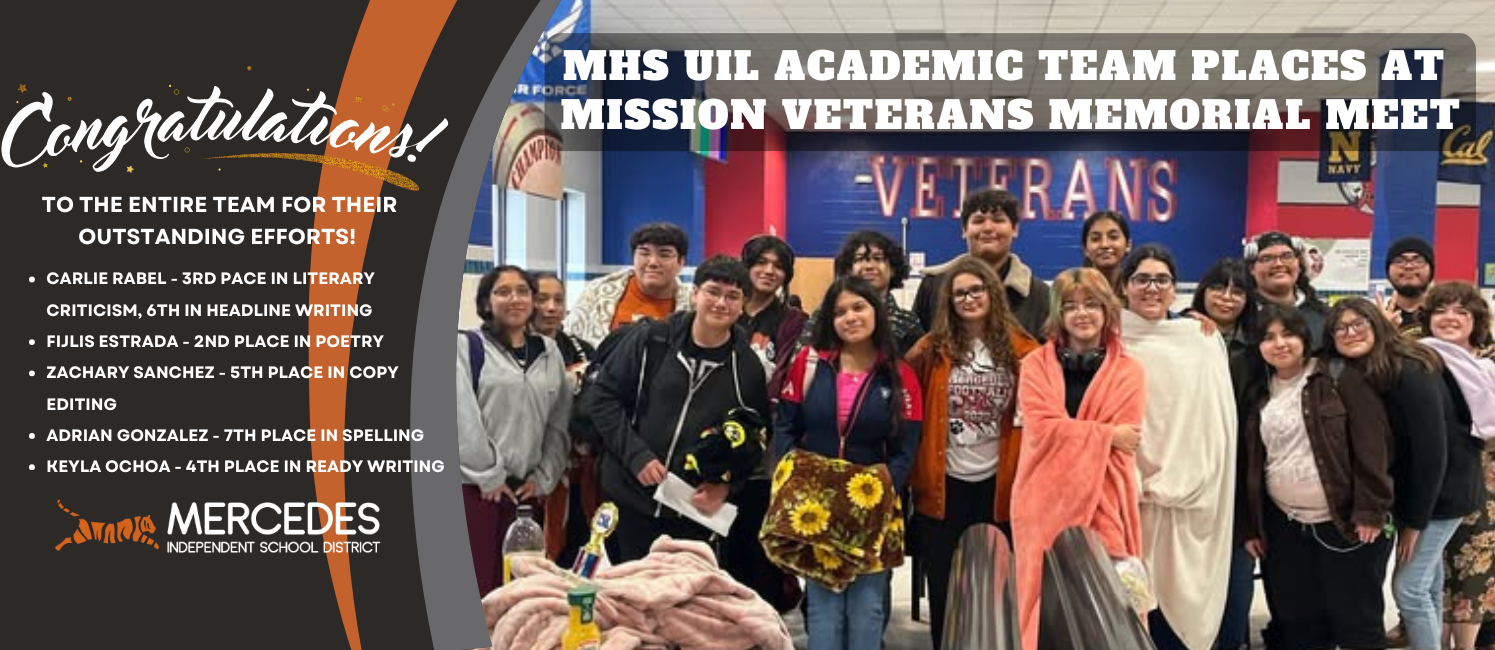 UIL Team places at Mission Meet