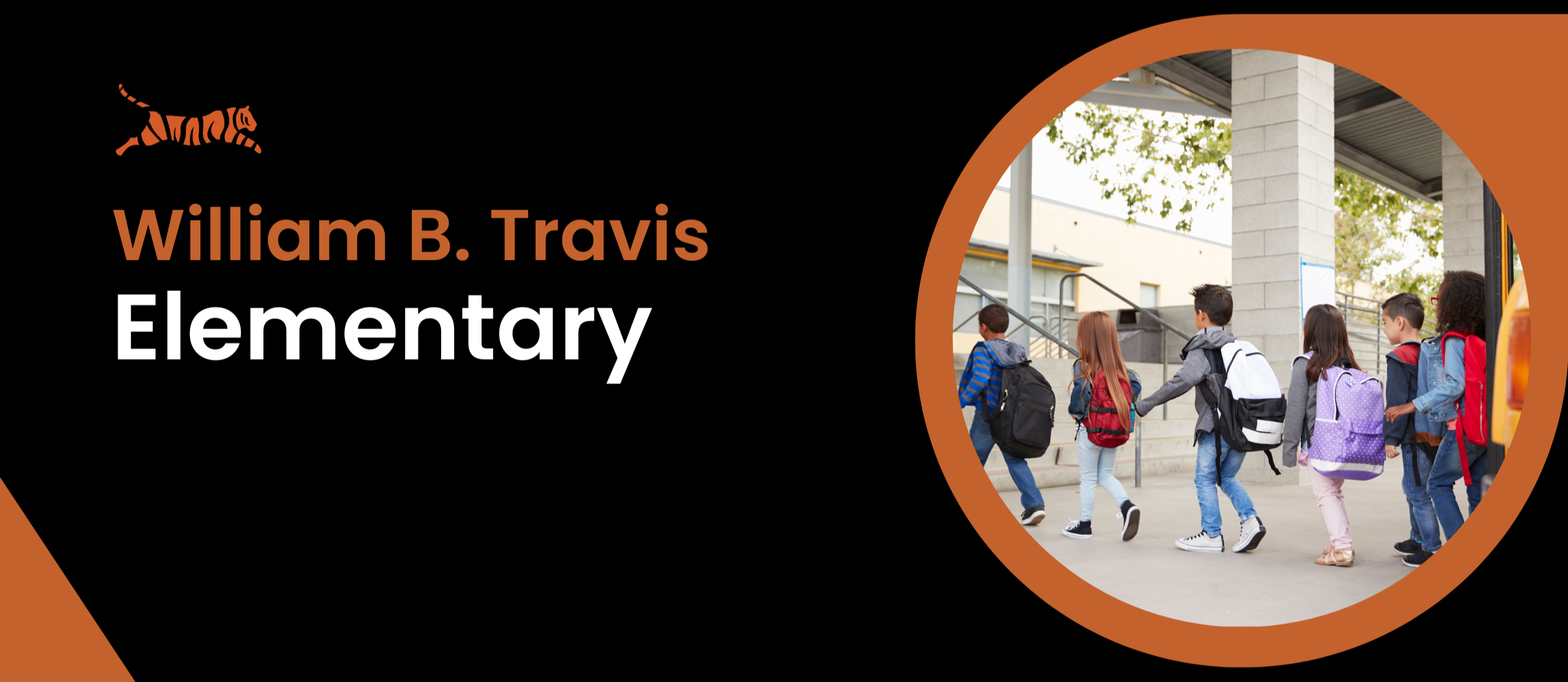 Travis Elementary Student Banner