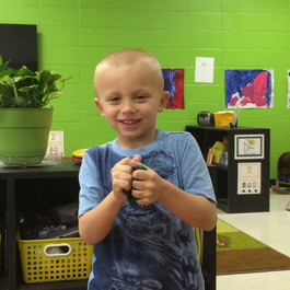 boy smiling to the camera