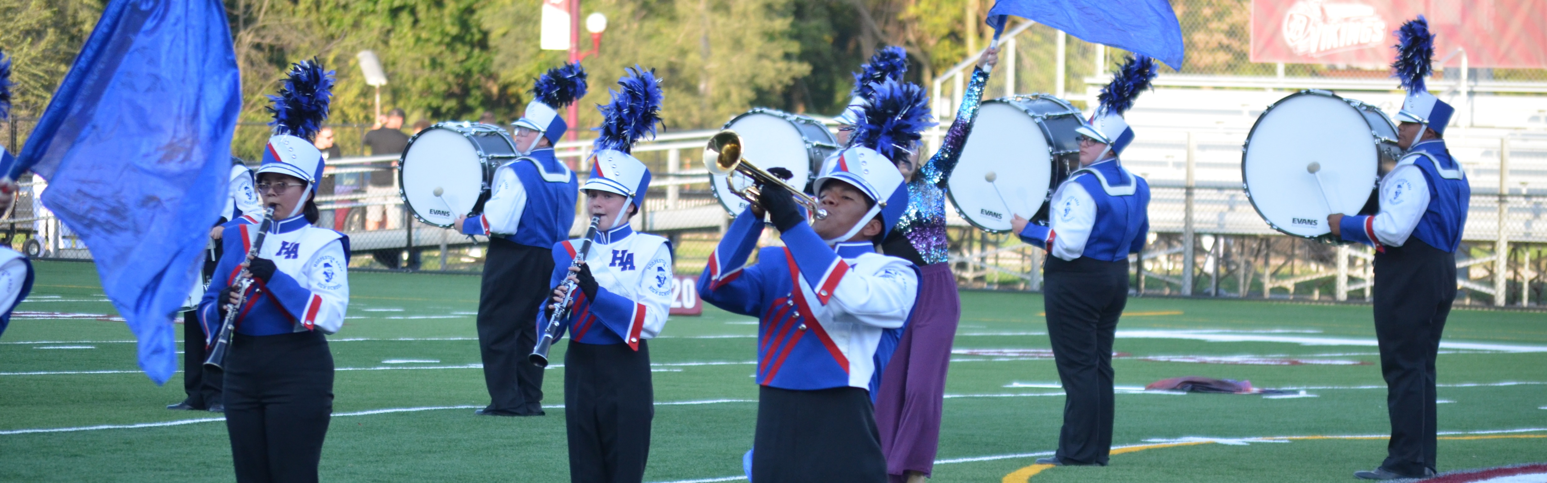 Marching Cornjerkers at Danville HS.