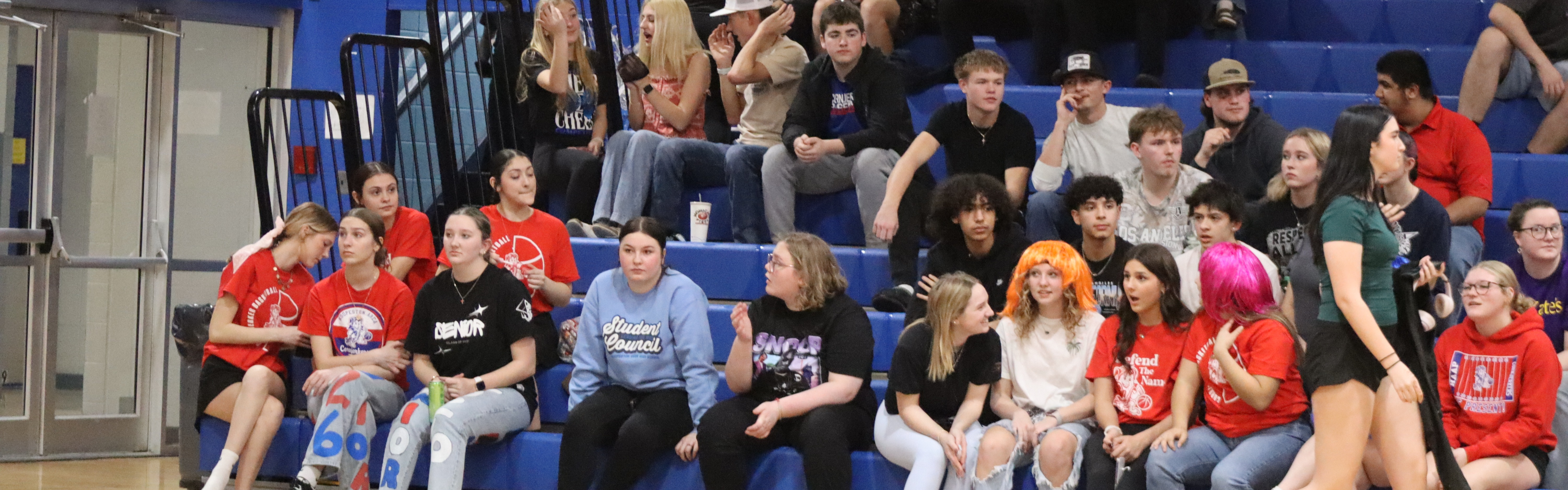 Staff vs Seniors Blue Rush