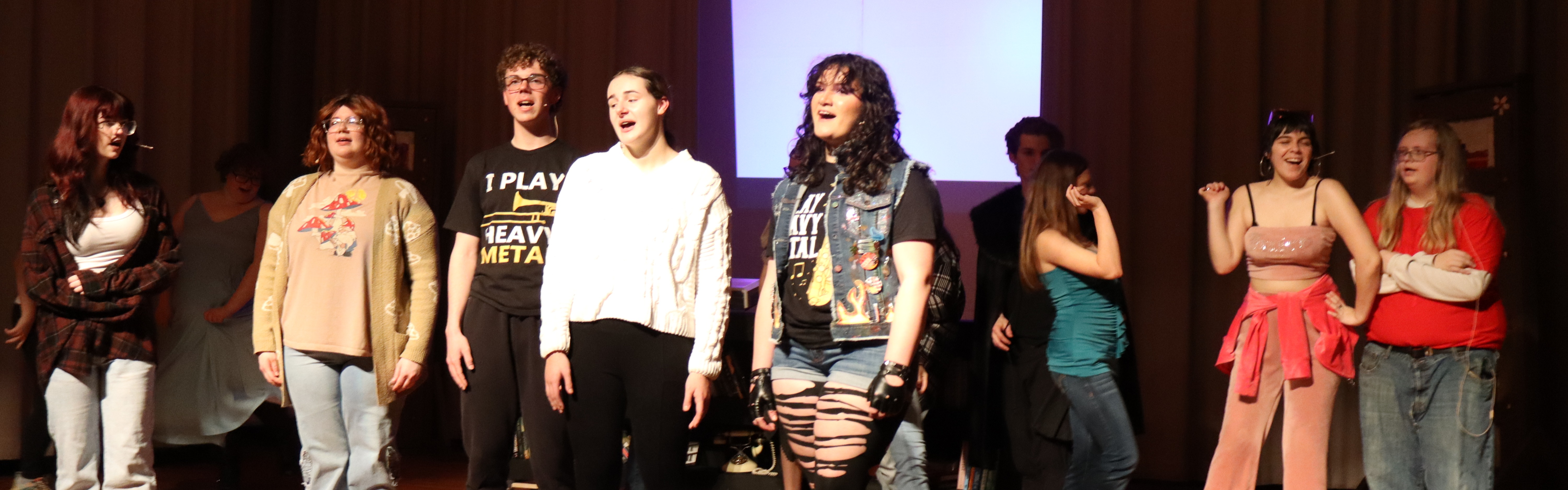 Spring Musical Rehearsal. 