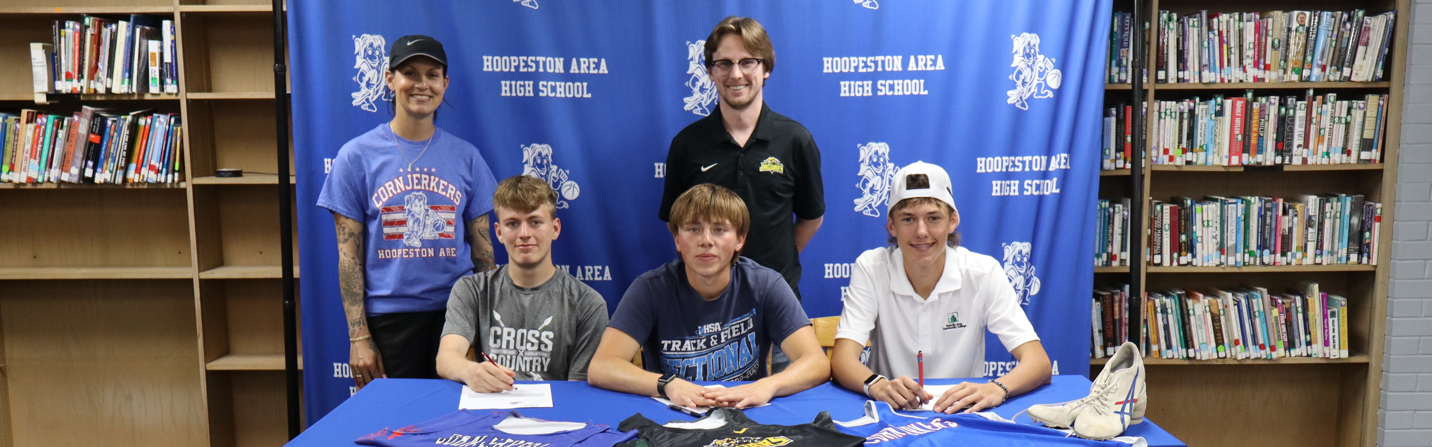 DACC XC signing at HAHS!  Congratulations!