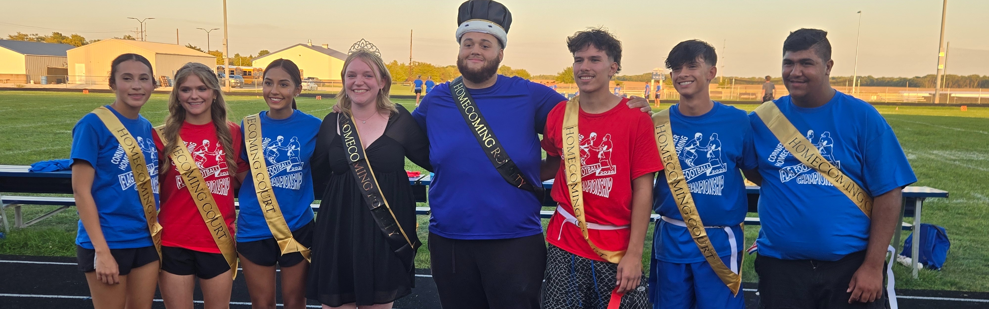 2026 Homecoming court and King and Queen!