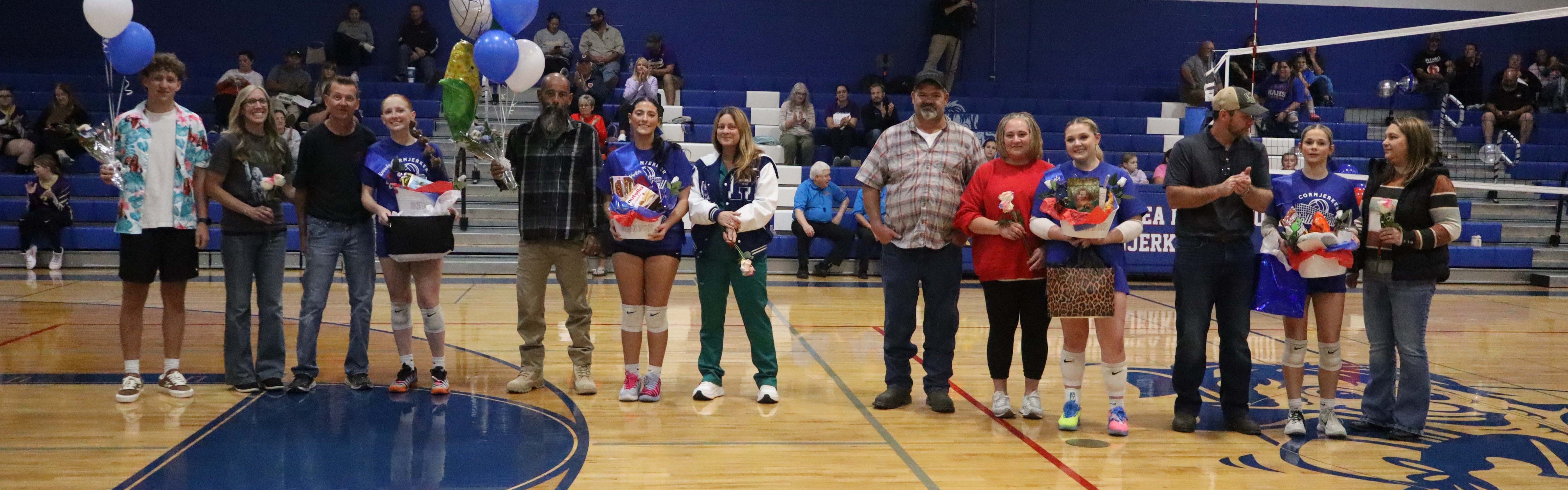 Senior Night- Volleyball 2026!  Congrat!