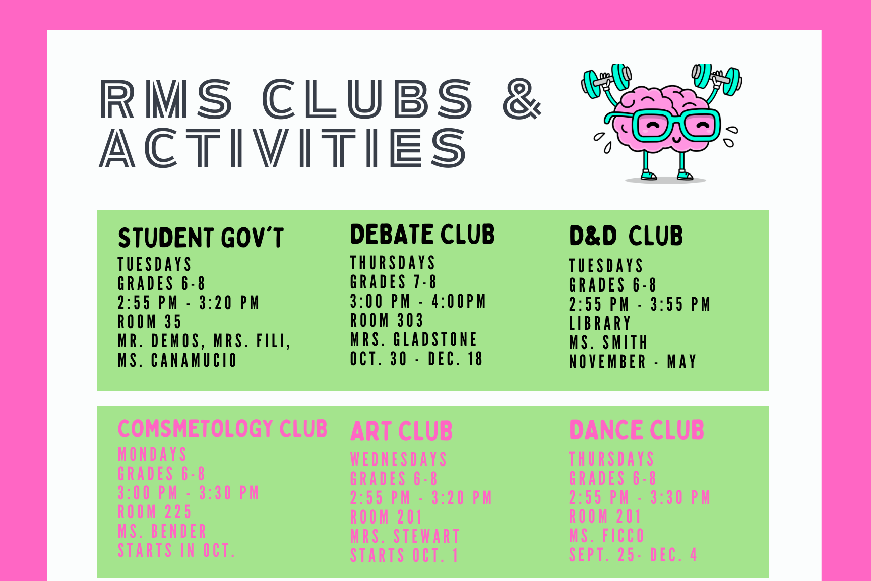 RMS Clubs