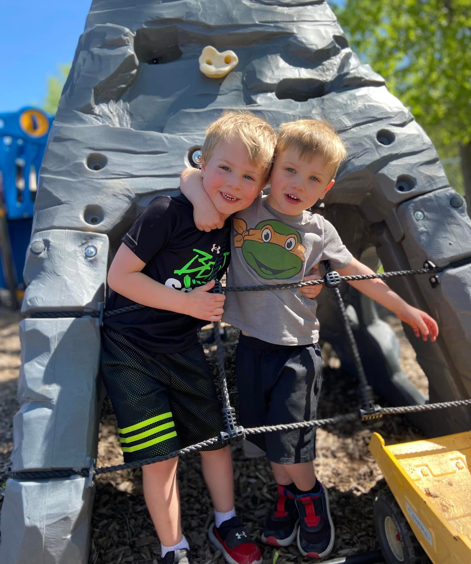 children on playground