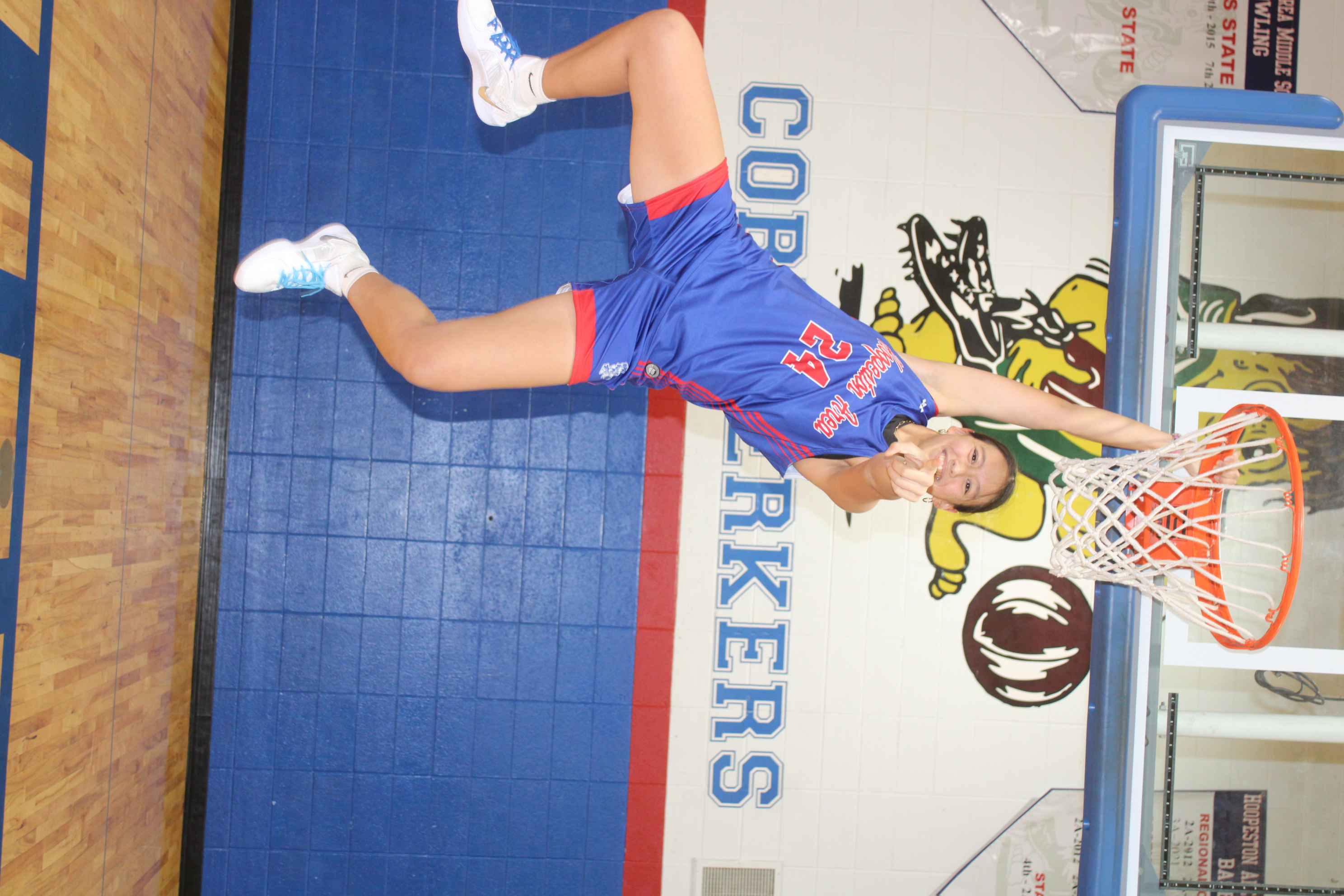 Swinging from the Rim!