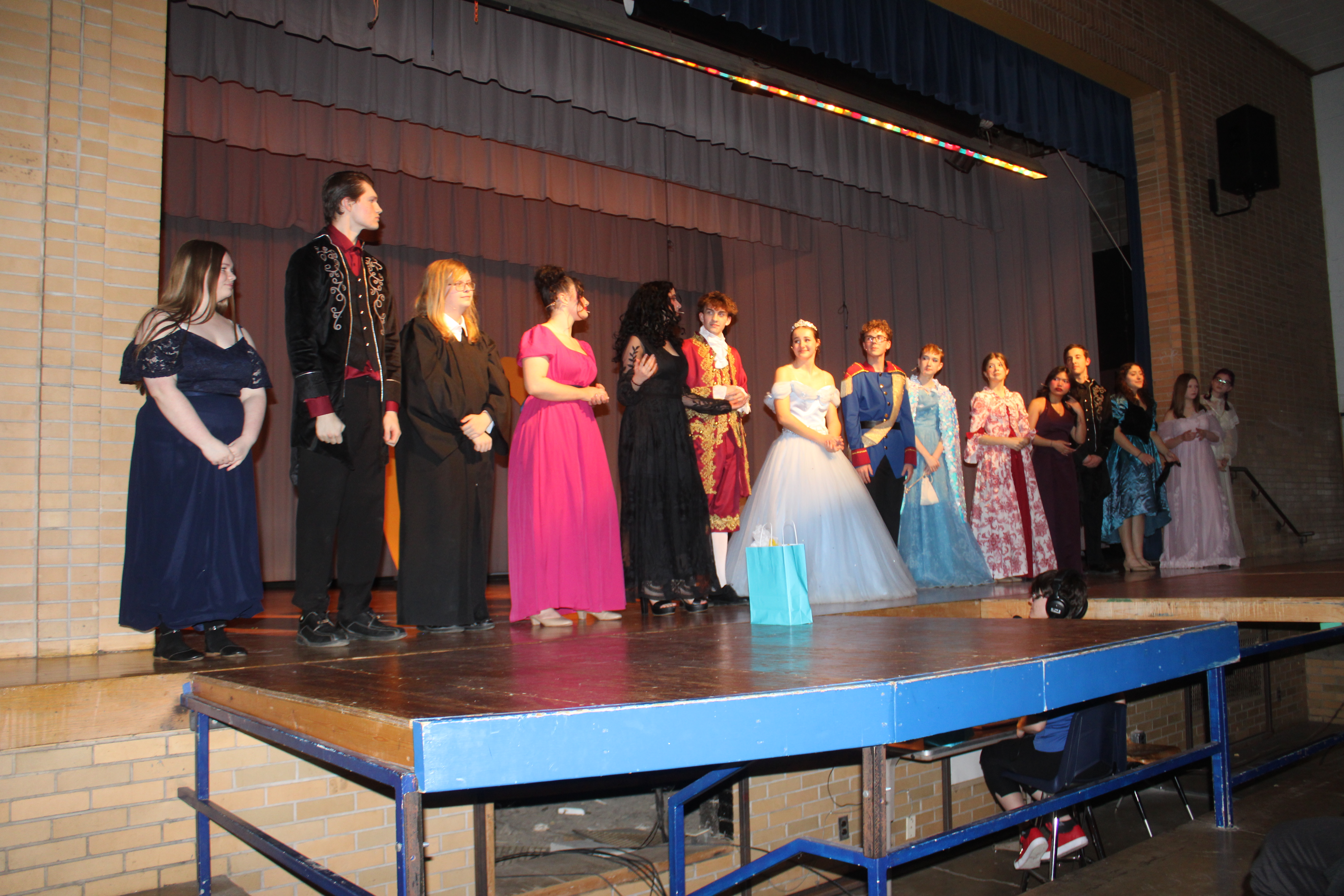 Last night of the performance of Cinderella.