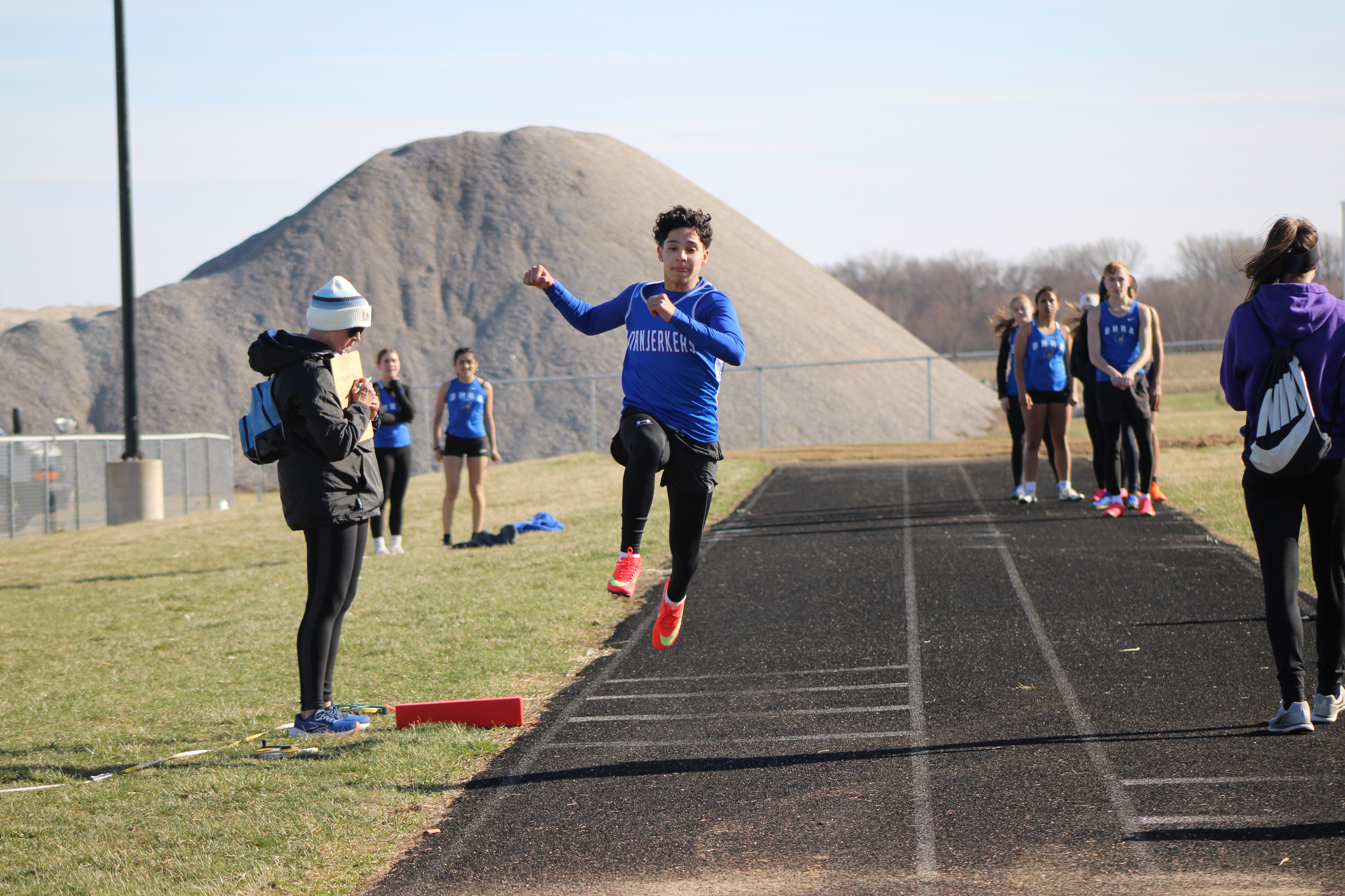 track triple jump in March!