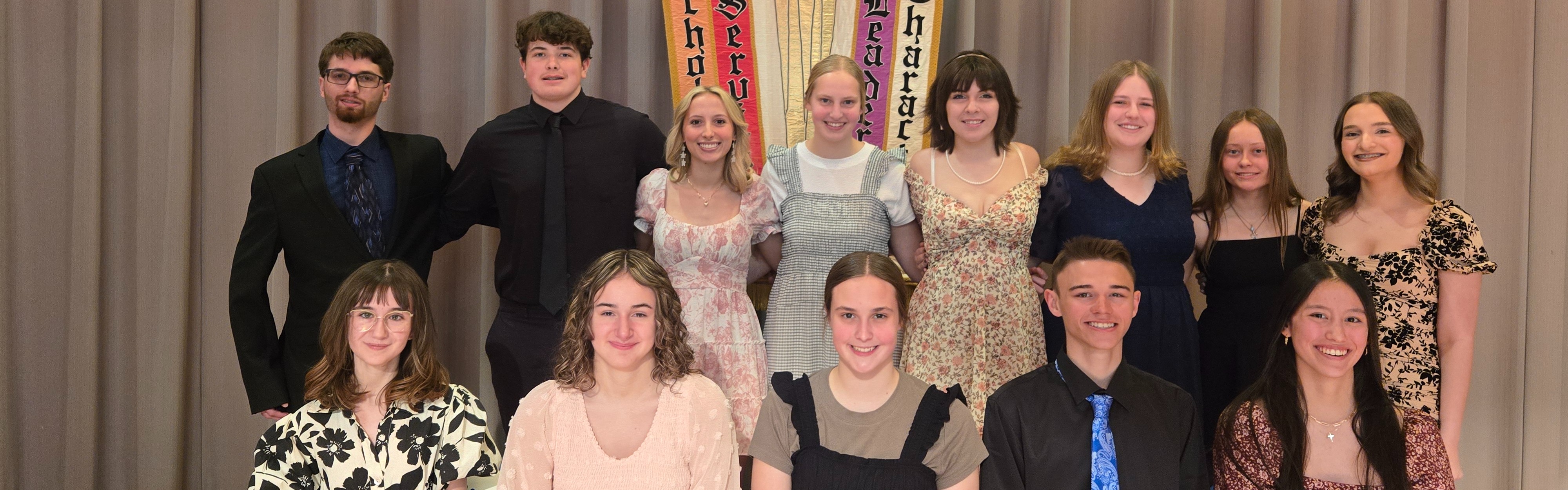 National Honor Society members 2025.