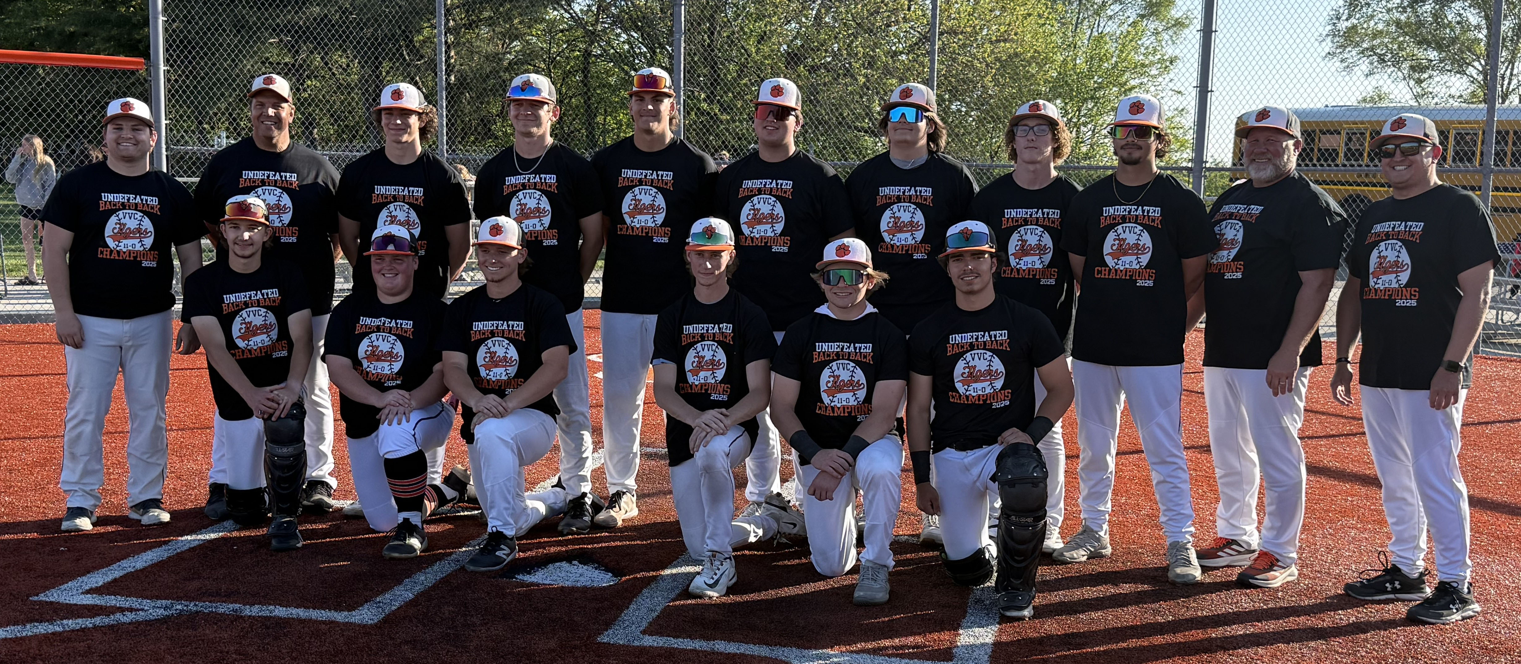2025 VVC Baseball Champions- Westville Tigers.