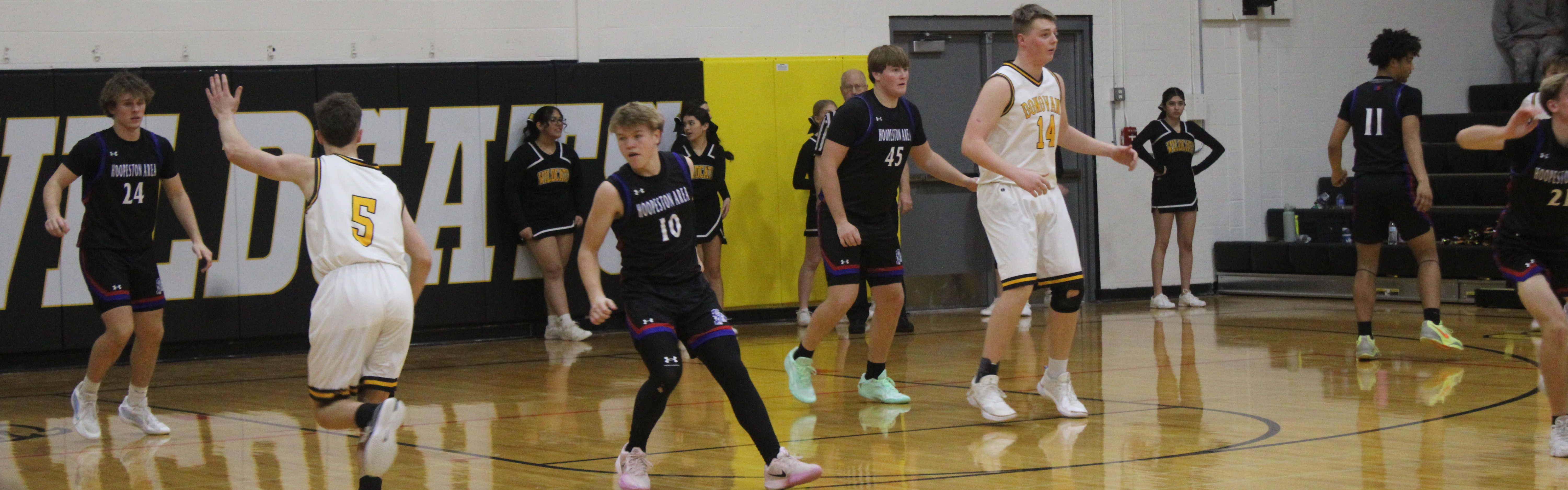 Boys basketball at Donovan.