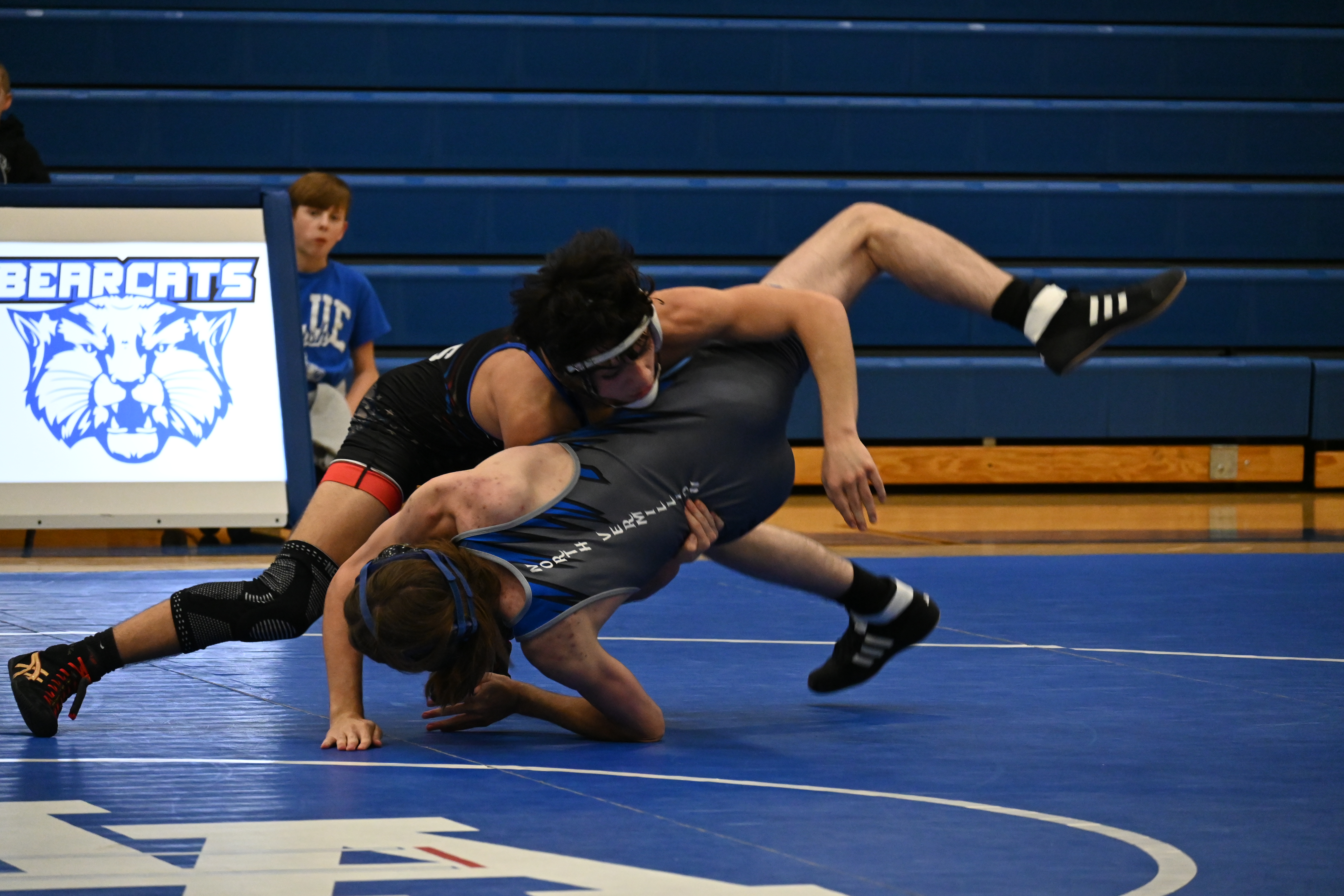 Wrestlers at Milford.