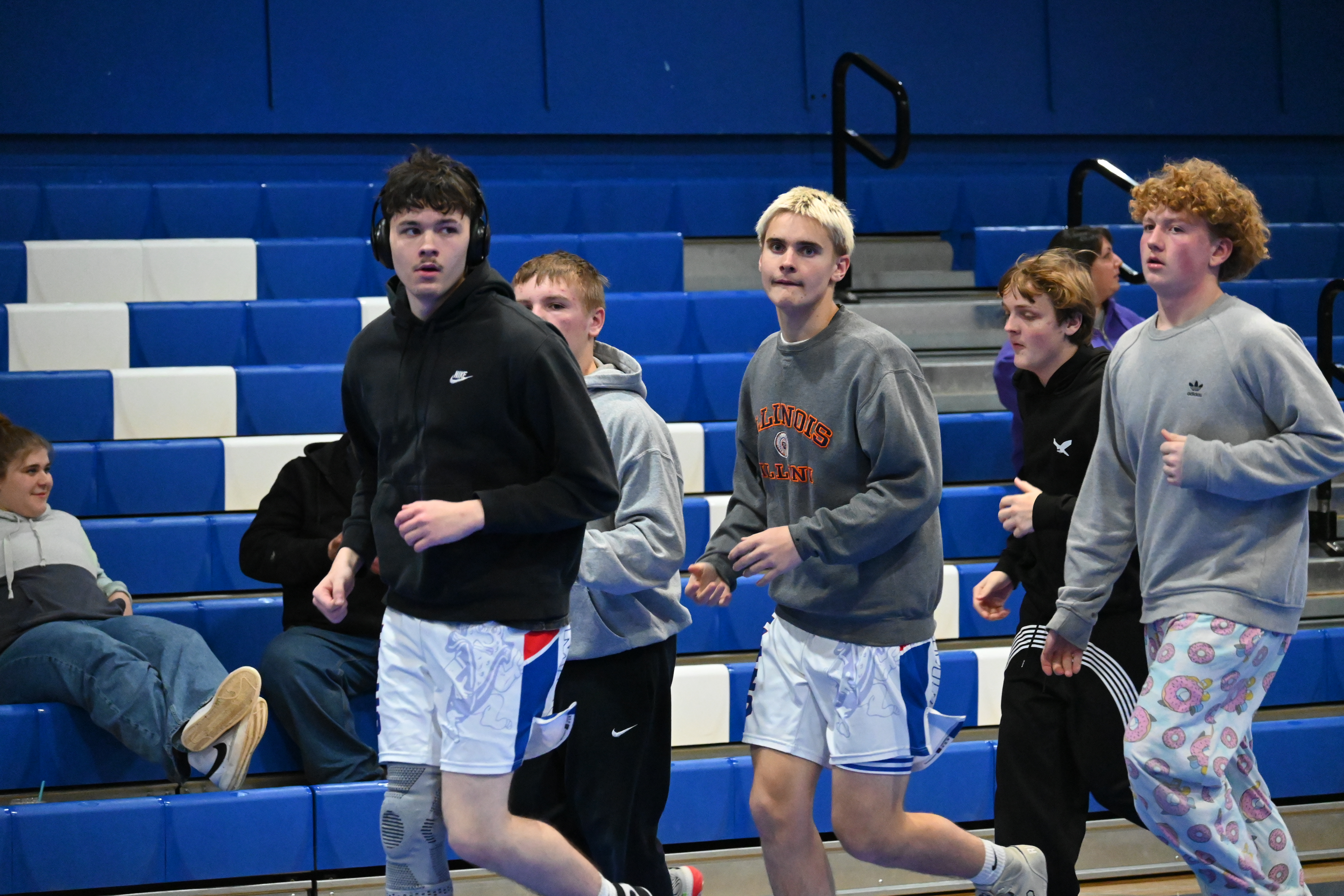 Before the home Sr. Night match.