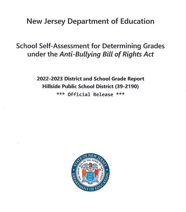 DTA Self Assessment for Determining Grades under the Anti-Bullying Bill of Rights Act