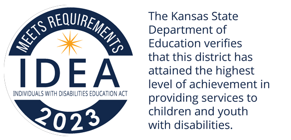 KSDE Banner recognizing Level of Determination met