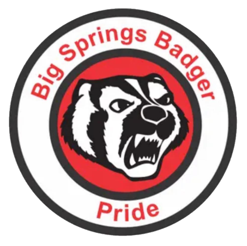 big springs badger pride logo