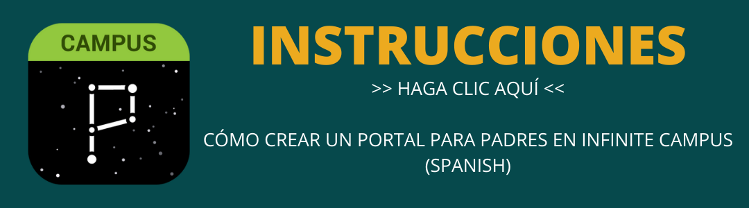 SPANISH, instructions on how to create a parent portal