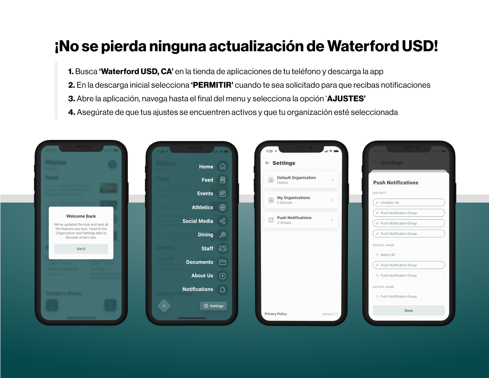 app notifications spanish
