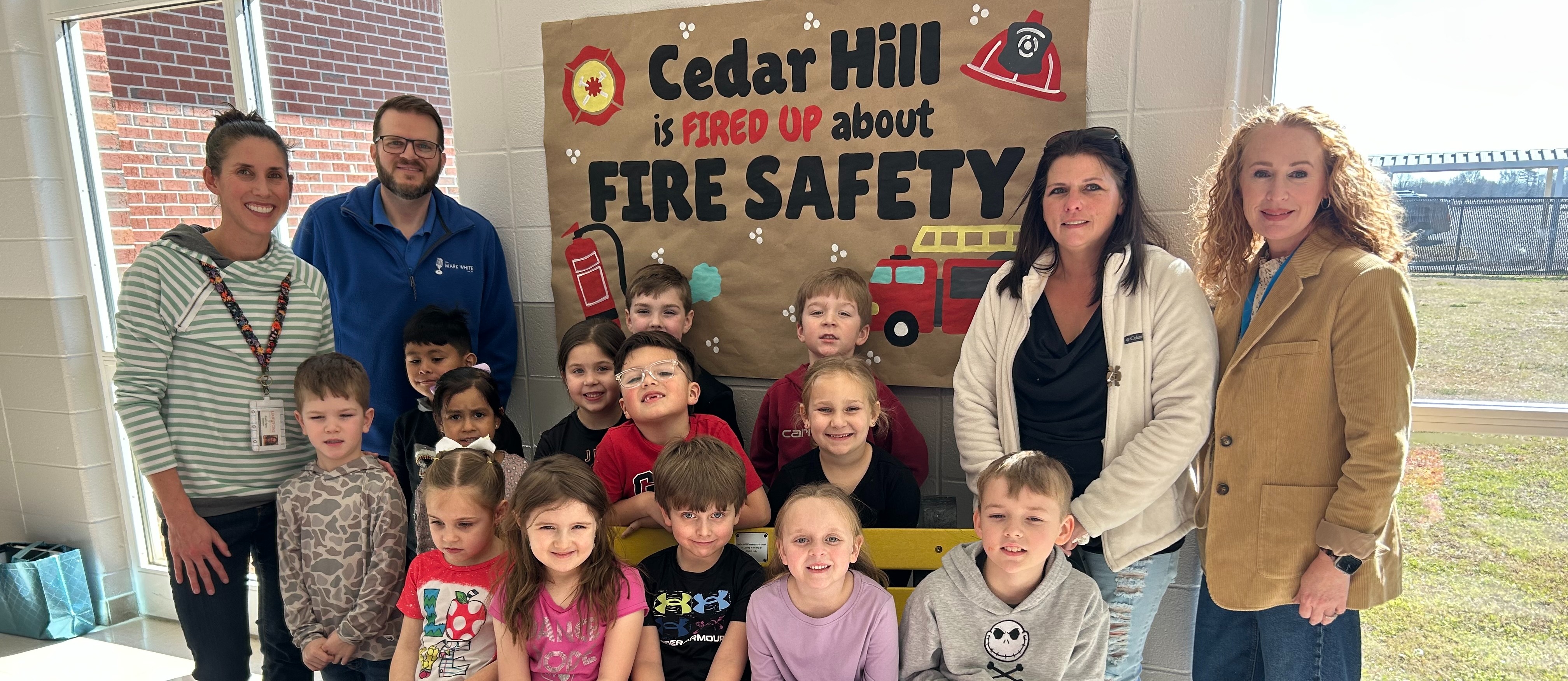 students on the buddy bench